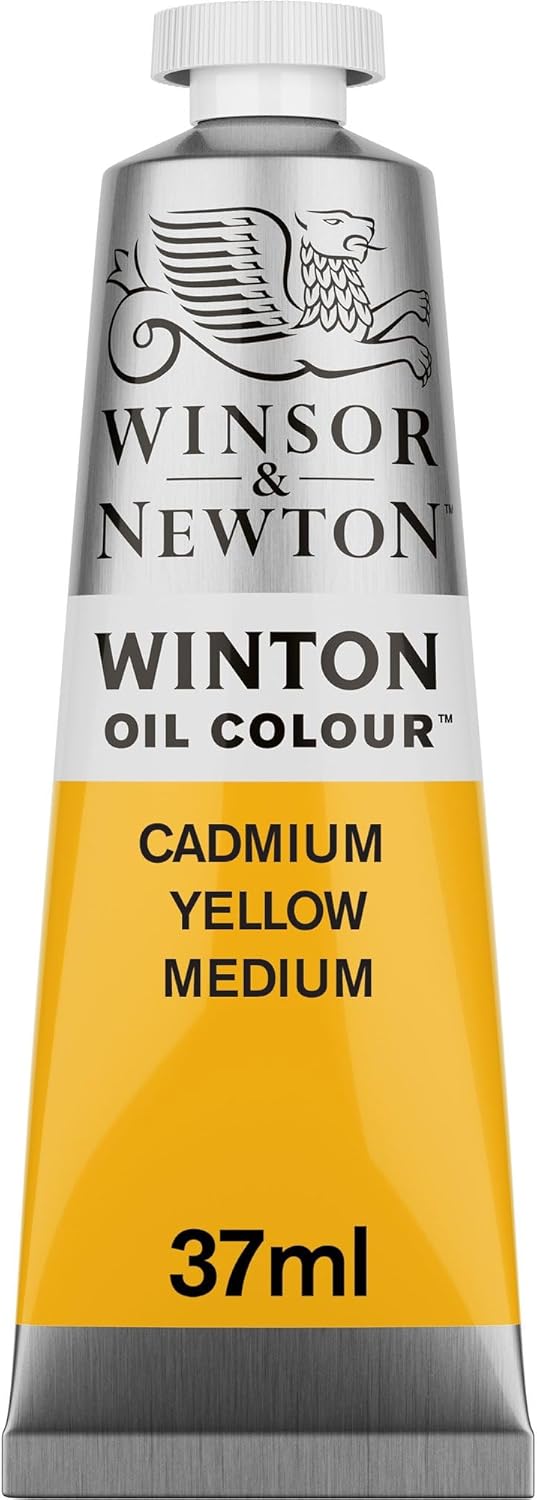 Winsor & Newton Winton Oil Color, 37ml (1.25-oz) Tube, Cadmium Yellow Medium