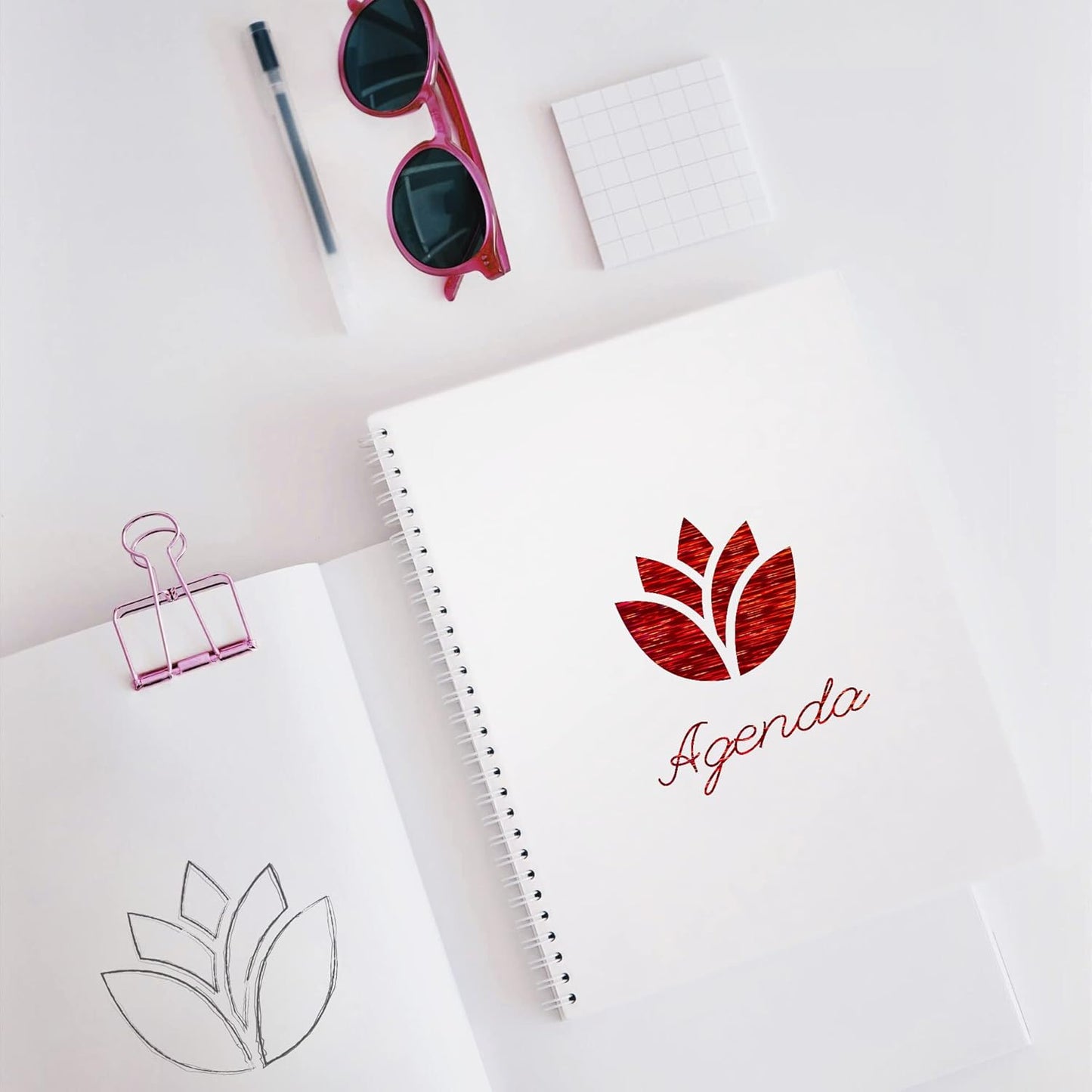 Mosaic+ Red Brushed Holographic 1ft x 5ft Crafting Vinyl Crinkle-Free 8yr UV Finish Crafting Vinyl, by VViViD