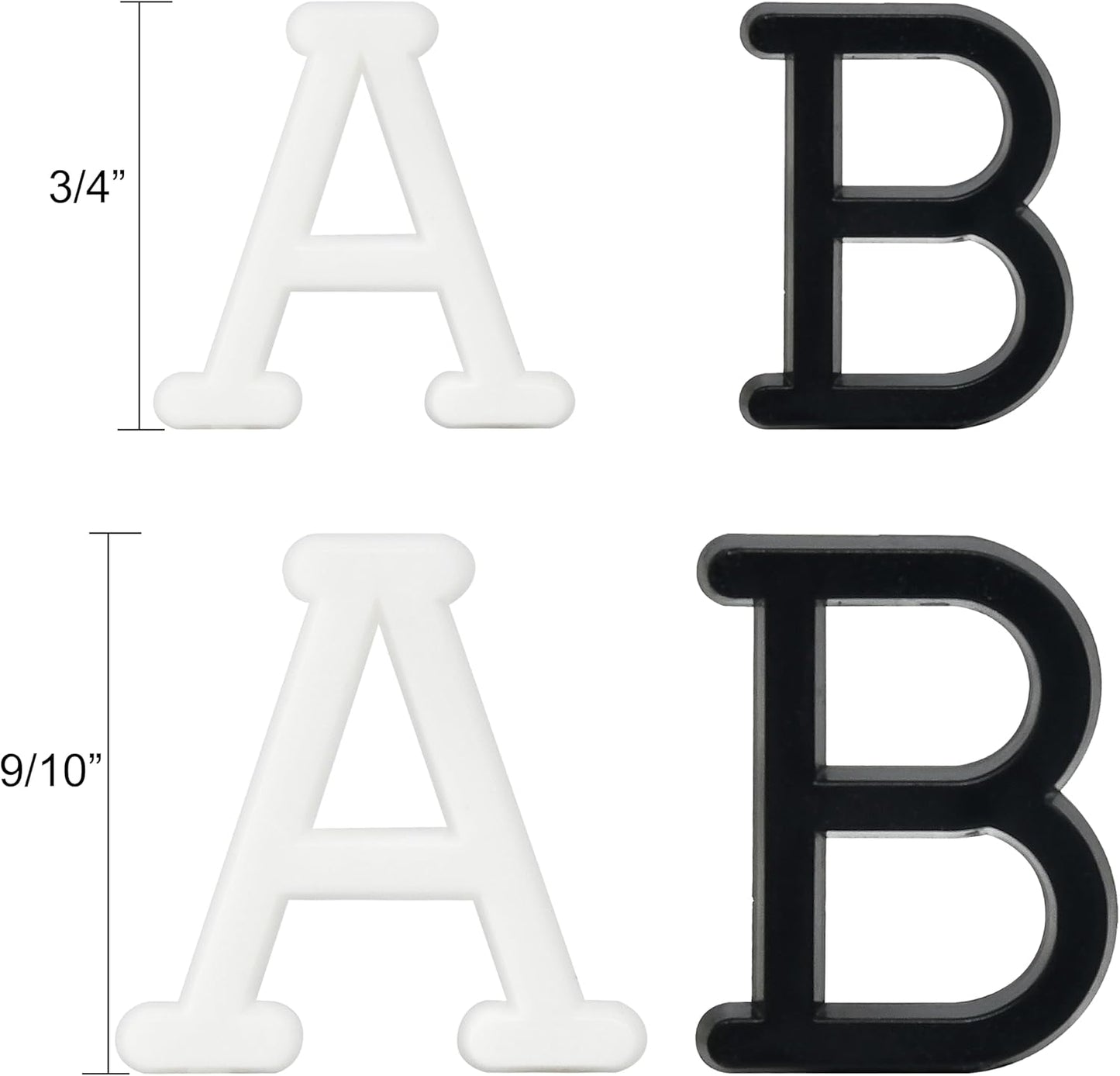 Pre-Cut Letters for Felt Letter Board, 736 Pieces Including Characters, Numbers, Symbols, Daily Words Cursive Letters with Sorting Tray for Changeable Plastic Message Boards (Black)