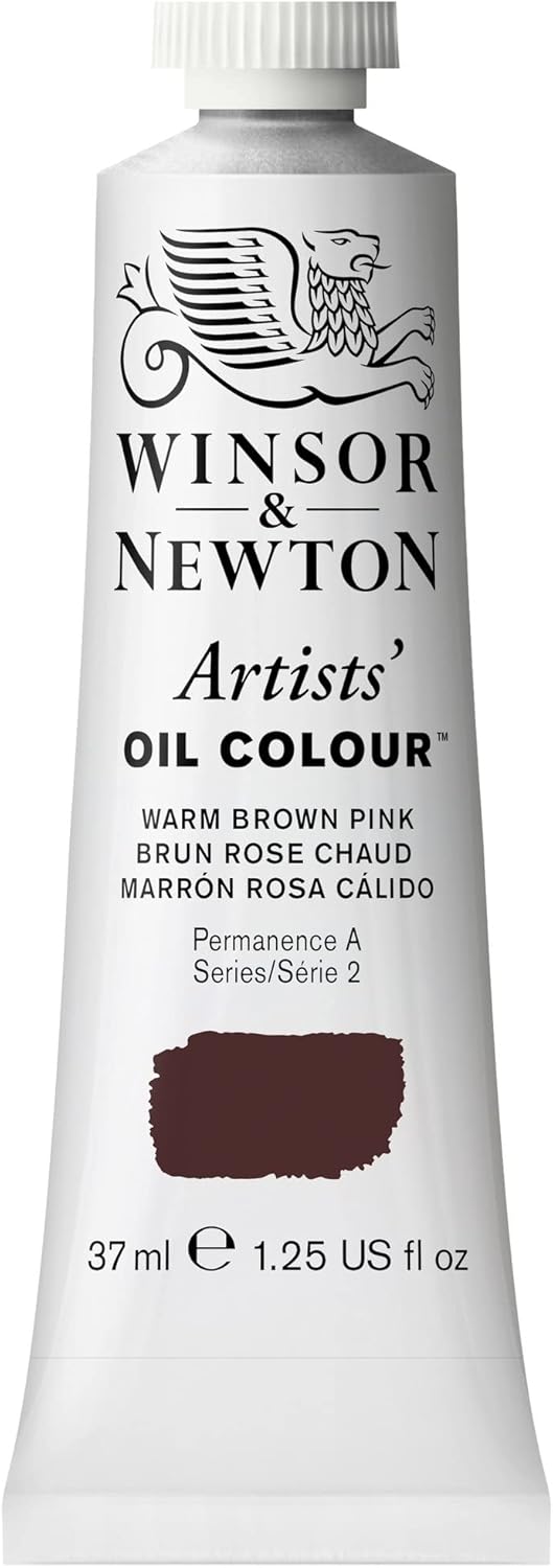 Winsor & Newton Artists' Oil Color, 37ml (1.25 oz) Tube, Warm Brown Pink