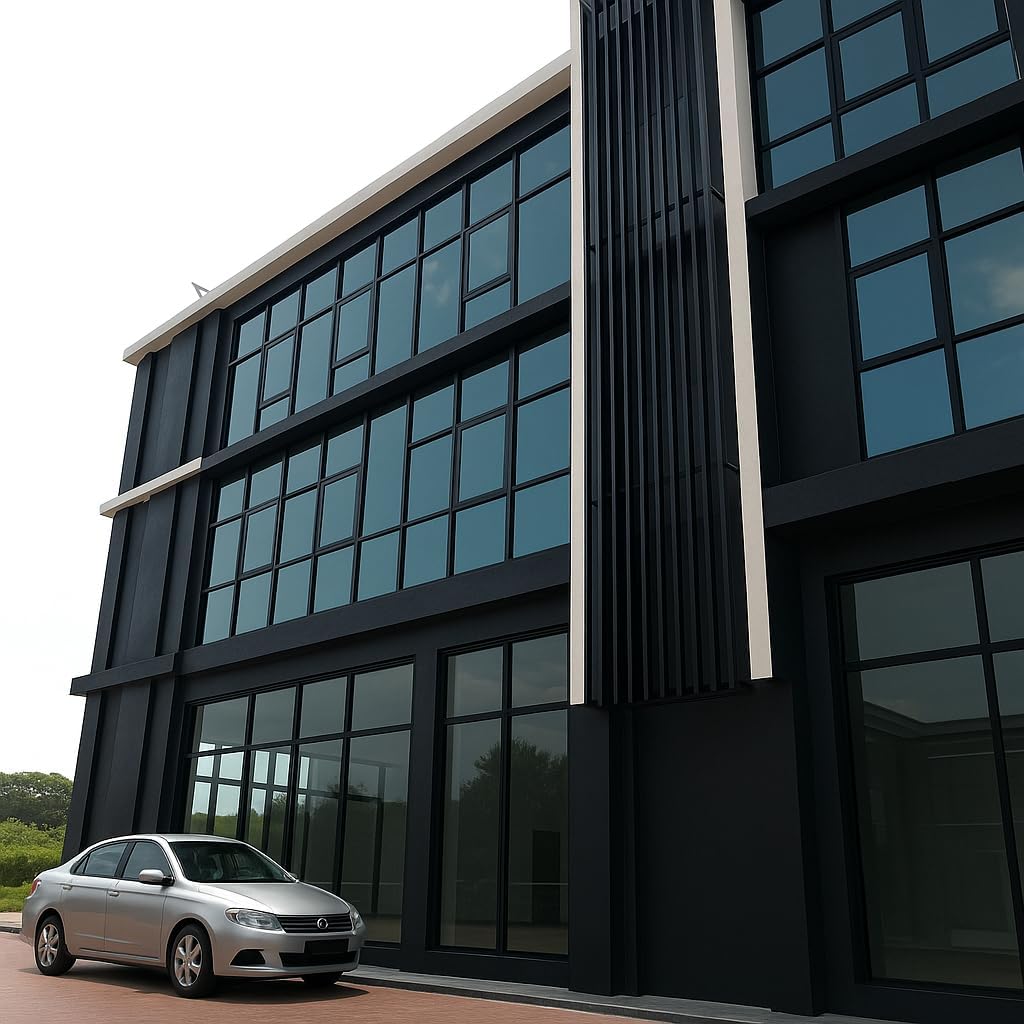 Rockrose Professional Blackout Window Tint for Home – Sun Blocking Privacy Film for Home Offices Room Darkening Heat Blocker with 99% UV Protection – Total Blackout 12in x 100FT