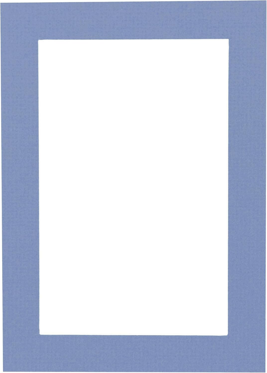 Pack of 25 Acid Free 11x14 Mats Bevel Cut for 8.5x11 Photos - Brittany Blue Precut Matboards With Backing Boards and Clear Photo Mat Bags For Pictures, Photos, Framing - 4-ply Thickness