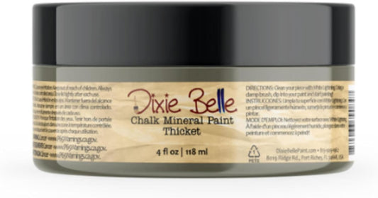 Dixie Belle Paint Company Chalk Finish Furniture Paint – Thicket (4oz) – Matte Chic Chalk Mineral DIY Furniture Paint