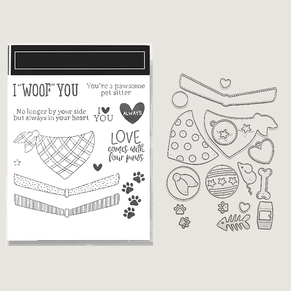 2025-2026 Stamps and Dies for Card Making, Stamps and Dies Set 2025 for Christmas and Halloween, Die Cut DIY Various Festivals Album Scrapbooking Birthdays Greeting Card (M4337)