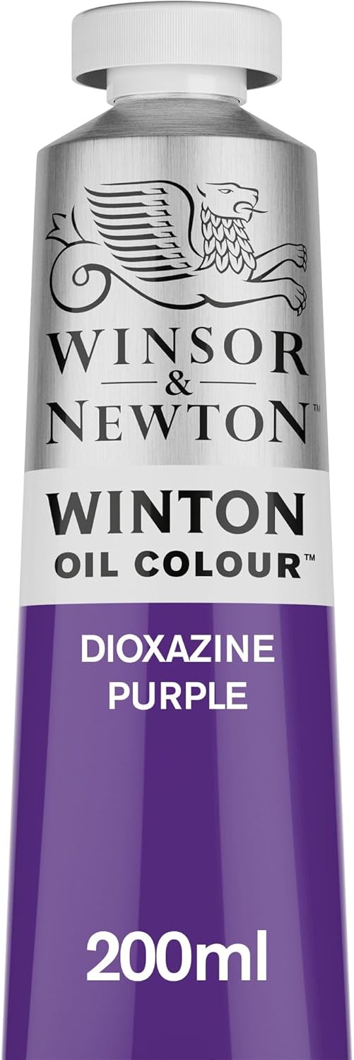 Winsor & Newton Winton Oil Color, 200ml (6.75-oz) Tube, Dioxazine Purple