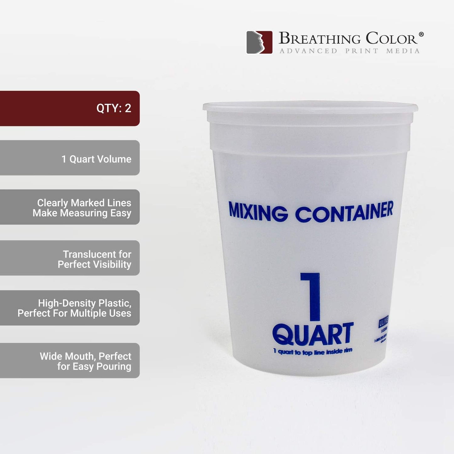 Breathing Color Timeless Archival Print Varnish Kit - 1 Gallon, Glossy Finish, Best Canvas Coating, Certified Archival Quality, Includes Foam Roller, Mixing Cups, and Gloves Bundle