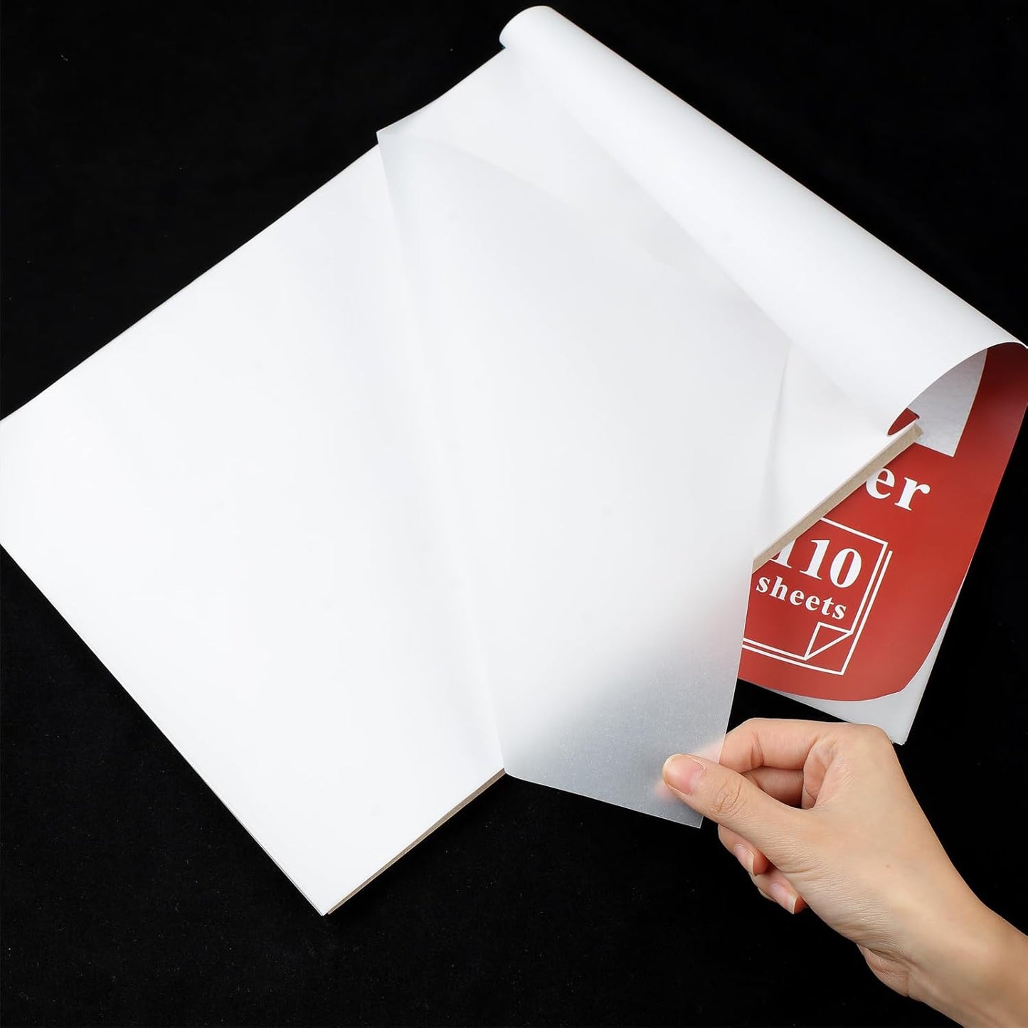 110 Sheets Tracing Paper for Drawing, 9”x12” Trace Paper, Translucent Vellum Paper Tracing Paper Pad, Tracing Pad for Sketching, Preliminary Drawing, Overlaying Images Tracing