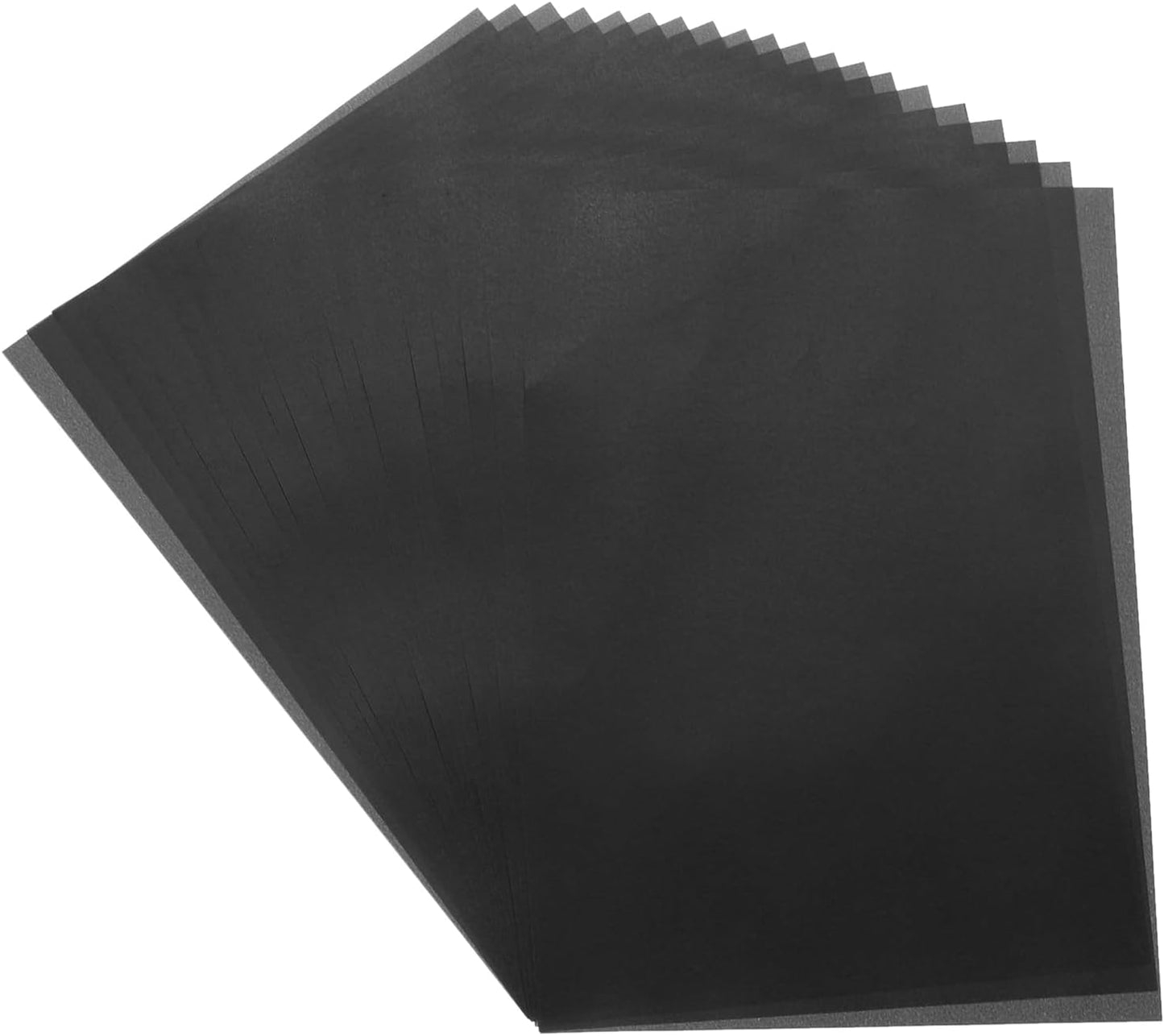 MECCANIXITY Colored Vellum Paper, 40 Sheet Black Transparency 8.3" x 5.9" Printable Vellum Paper, Translucent Vellum Sheets for Printing Wedding Invitations Ink Jet Laser Printer