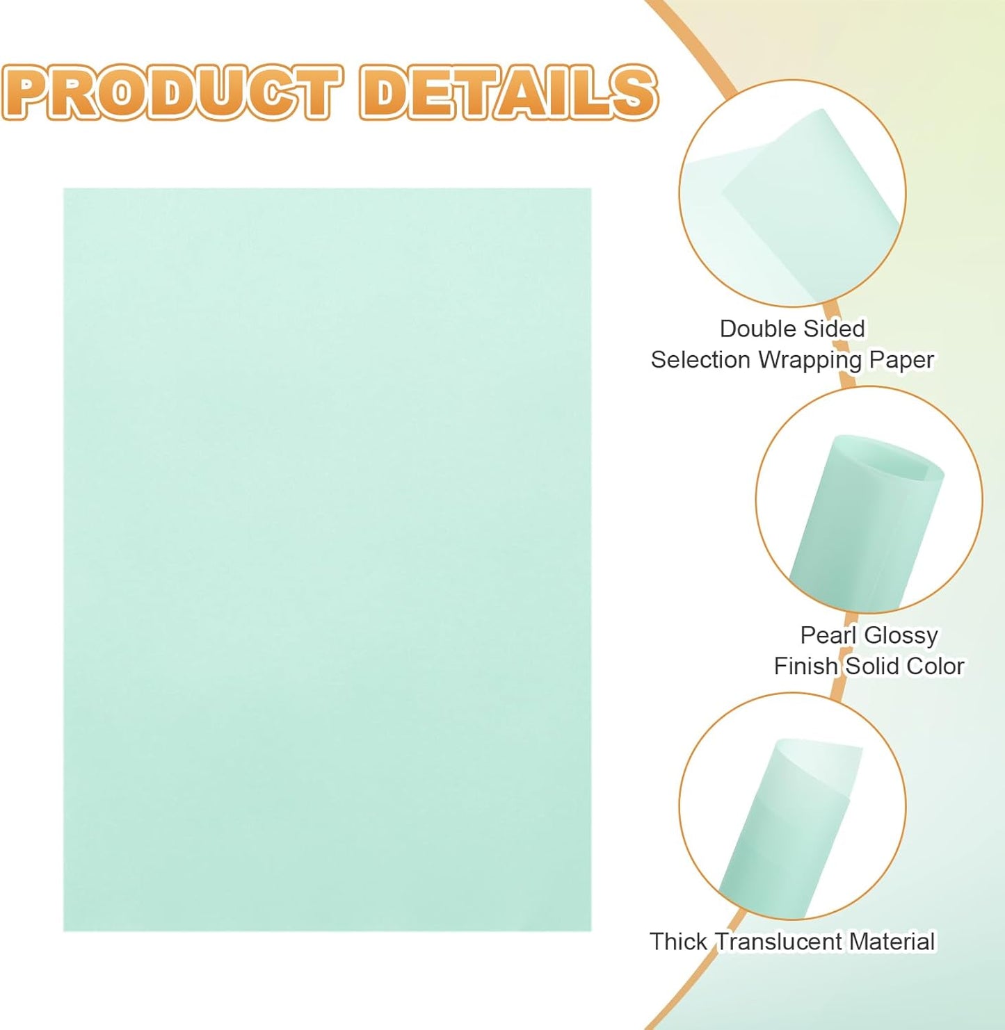 MECCANIXITY 100 Sheet Colored Vellum Paper 5.9" x 8.3", 100gsm Translucent Printable Vellum Sheets for Printing Wedding Invitations Inkjet Laser Printer, Light Blue