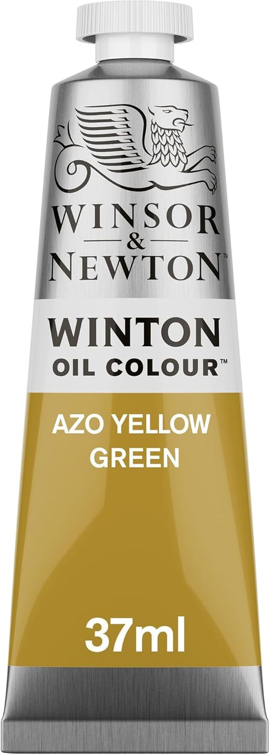 Winsor & Newton Winton Oil Color, 37ml (1.25-oz) Tube, Azo Yellow Green