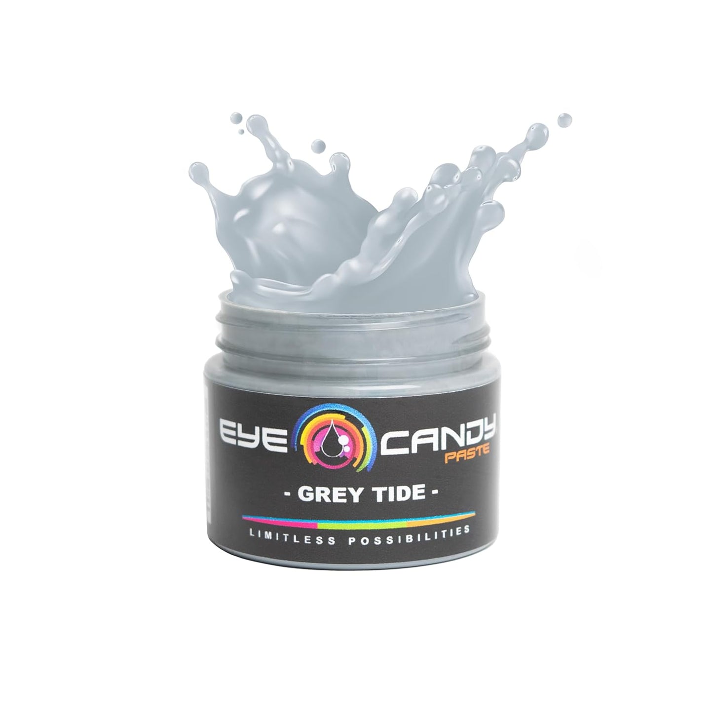 Eye Candy Pigment Paste Multipurpose DIY Arts and Crafts Additive | Epoxy, Resin Art Paste |Highly Pigmented | Woodworking (Grey Tide)