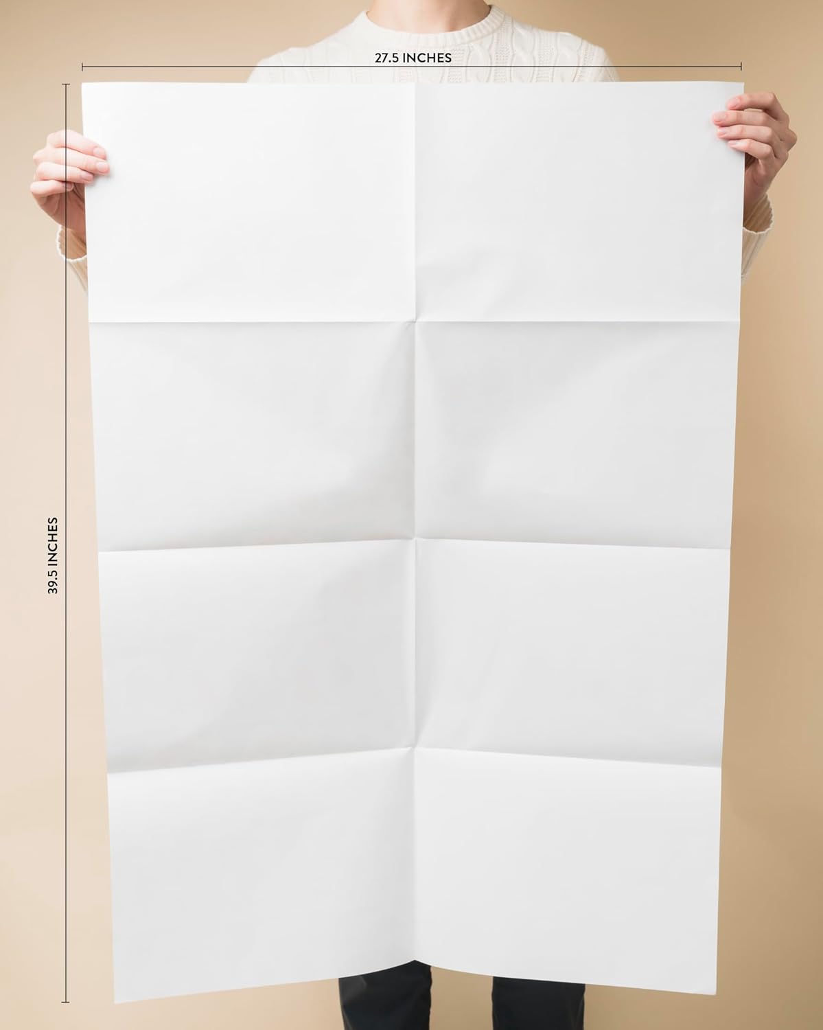 Itsy Belle Studio Floral Wedding Wrapping Paper sheets + Ribbon Set with Tags - White Gift Wrap, Pink Floral, Boho Bridal Shower