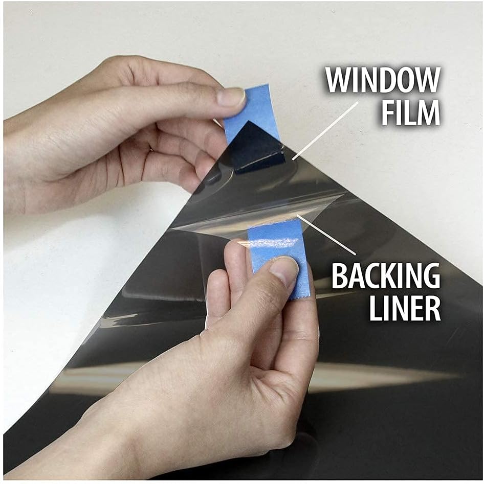 BDF EXNA20 Exterior Window Film Daytime Privacy and Heat Control Natural Black 20 (Dark) - 36in X 100ft