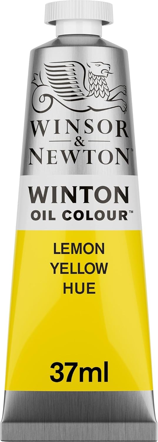 Winsor & Newton Winton Oil Color, 37ml (1.25-oz) Tube, Lemon Yellow Hue