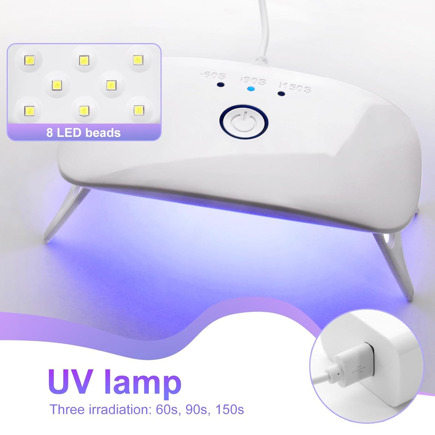 KISREL UV Resin Jewelry Making Kit, 300g Crystal Clear Resin with Light and Molds, DIY Jewelry Making Kit, Resina Starter Kits for Keychain and Earring