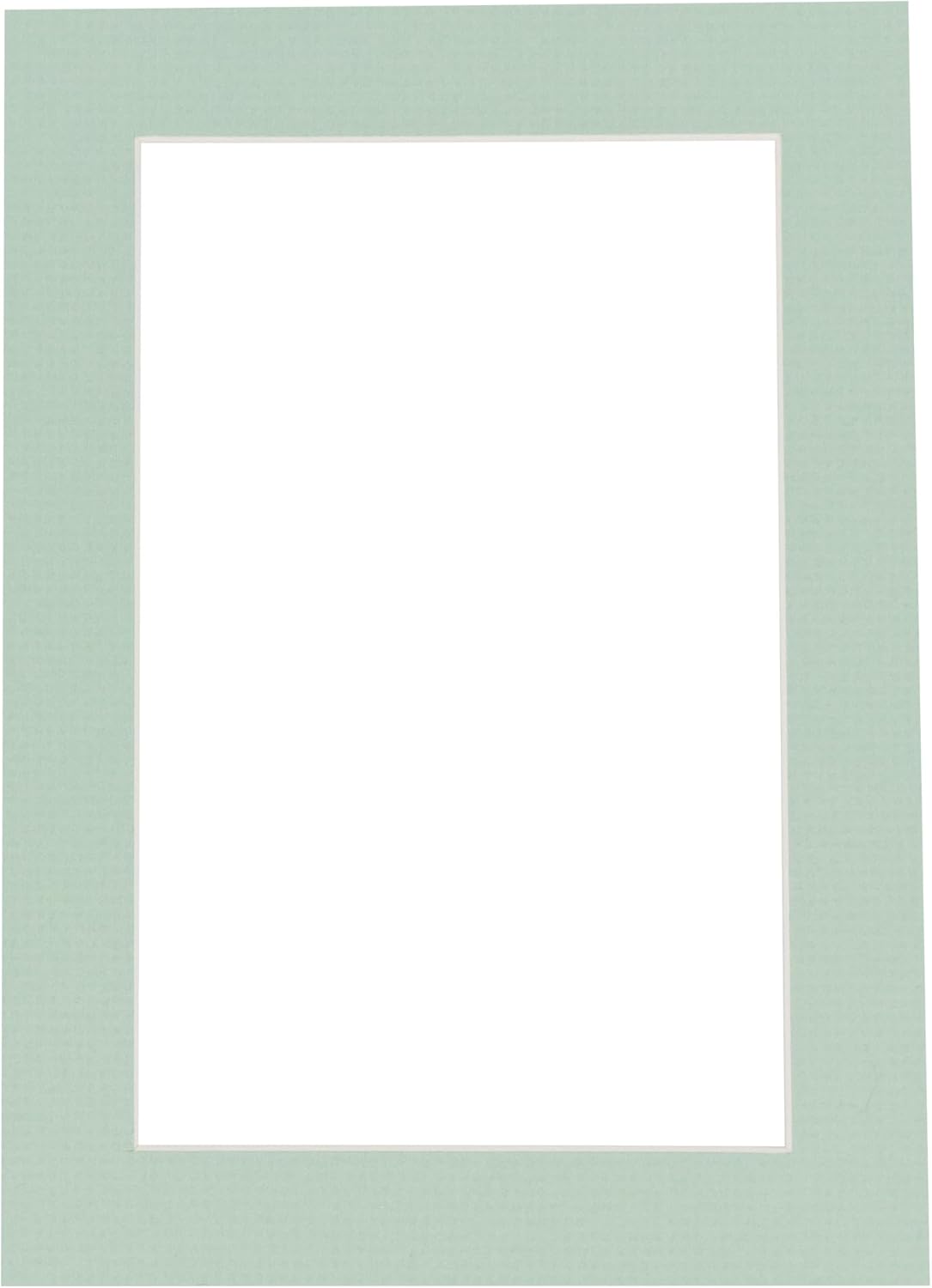 11x14 Mat for 8.5x11 Photo - Precut Honeydew Green Picture Matboard for Frames 11 x 14 Inches - Bevel Cut Matte to Display Art 8.5 x 11 Inches - Acid Free ONE MAT with Backing Board & Clear Bag
