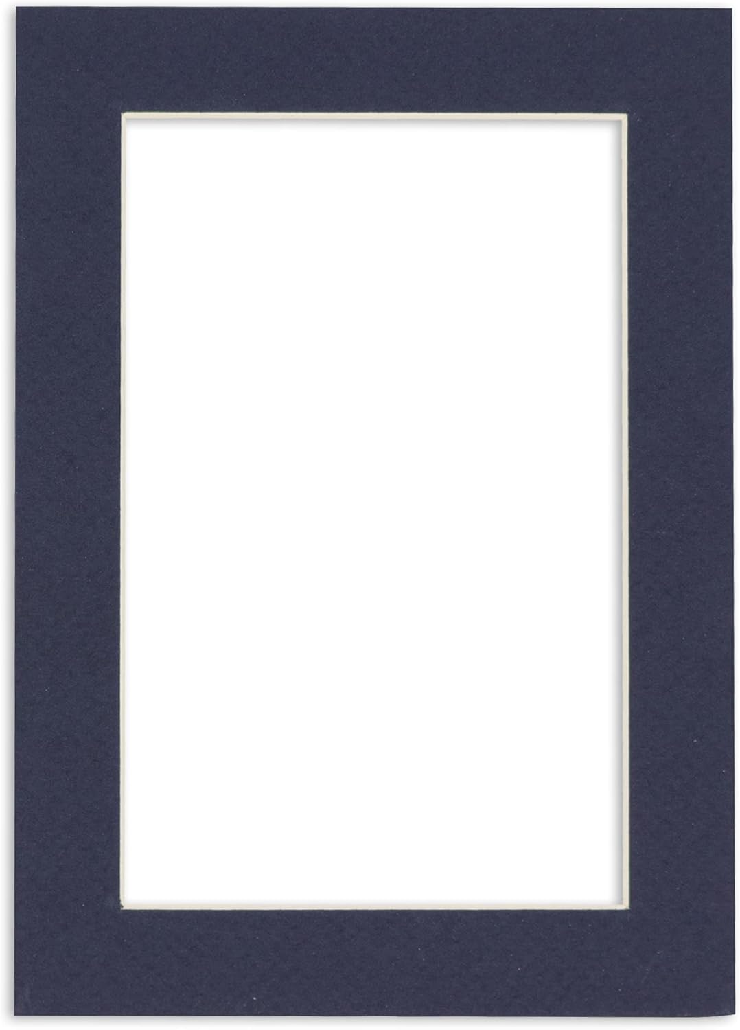 11x14 Mat for 8.5x11 Photo - Precut Navy Picture Matboard for Frames Measuring 11 x 14 Inches - Bevel Cut to Display Art Measuring 8.5 x 11 Inches - Acid Free ONE MAT with Backing Board & Clear Bag