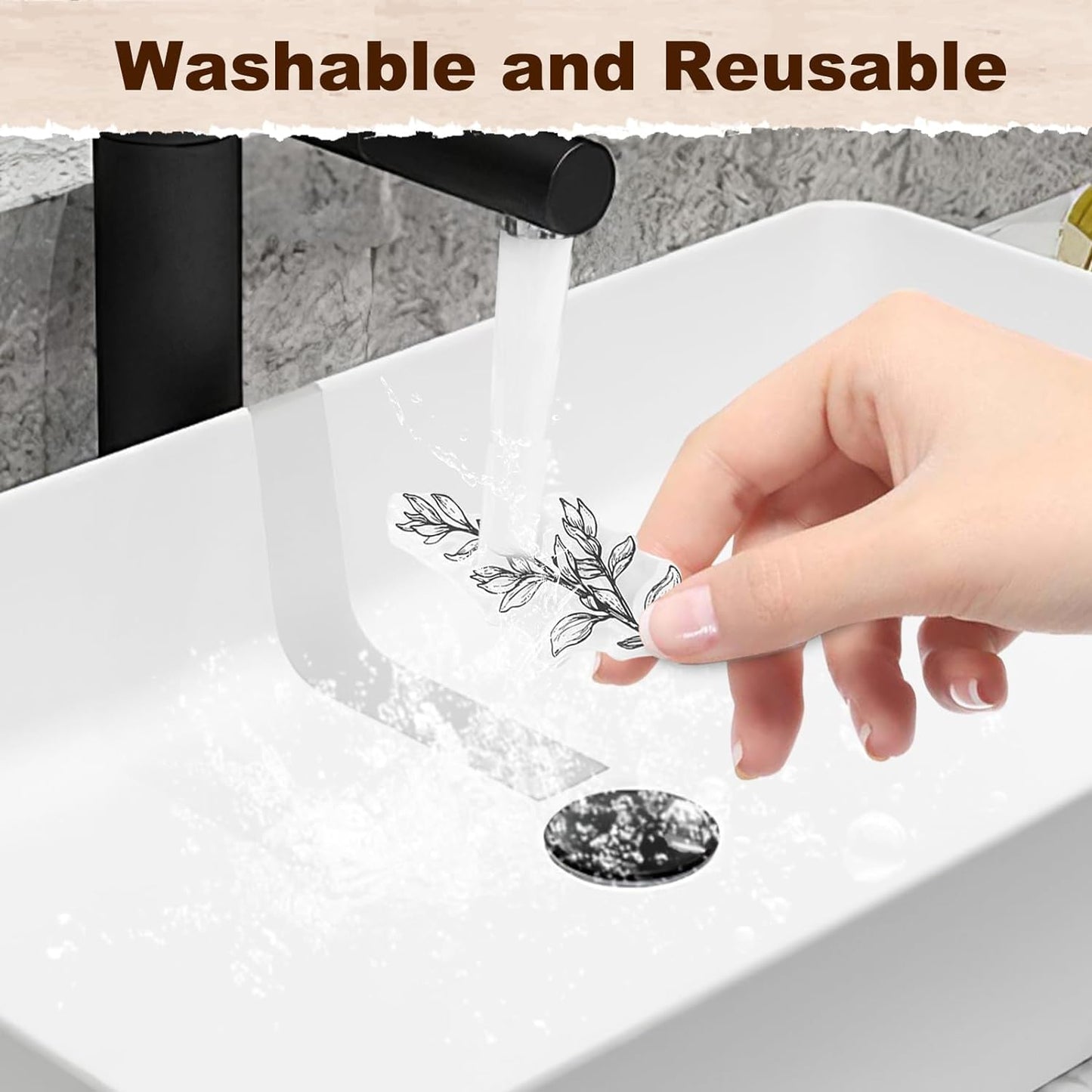 UCEC 4 Sheets Words Clear Stamps for Card Making Silicone Stamp with 2 PCS Acrylic Stamp Block for Easter Birthday Holiday Card and DIY Scrapbooking Journal(Classic)