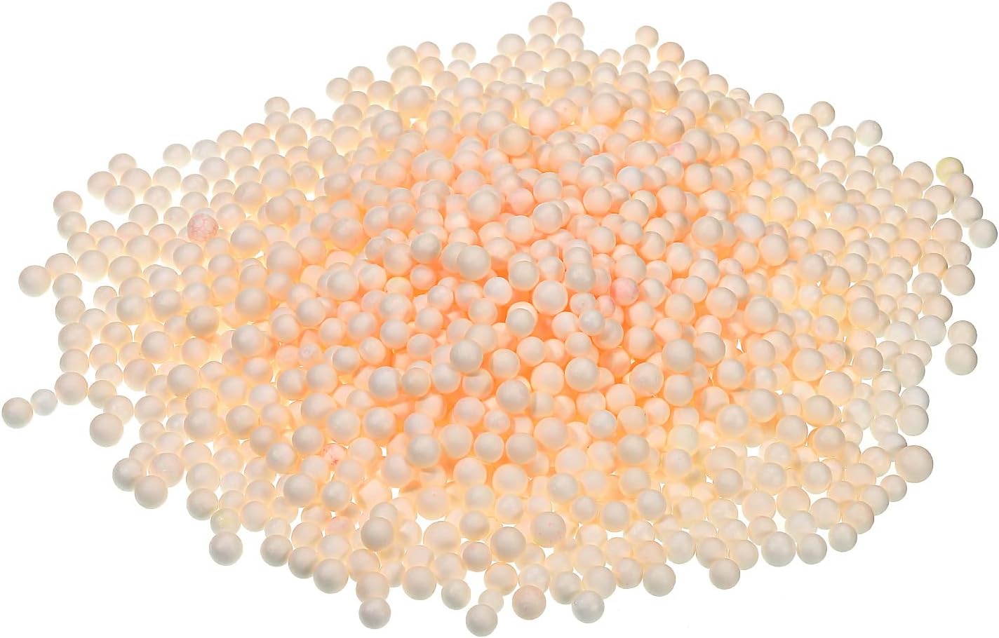 MECCANIXITY Foam Beads Foam Balls 7-9mm for Wedding and Party Decorations, Tiny Packing Balls, Arts DIY Crafts Supplies (Champagne,1 Pack Approx 3000pcs)