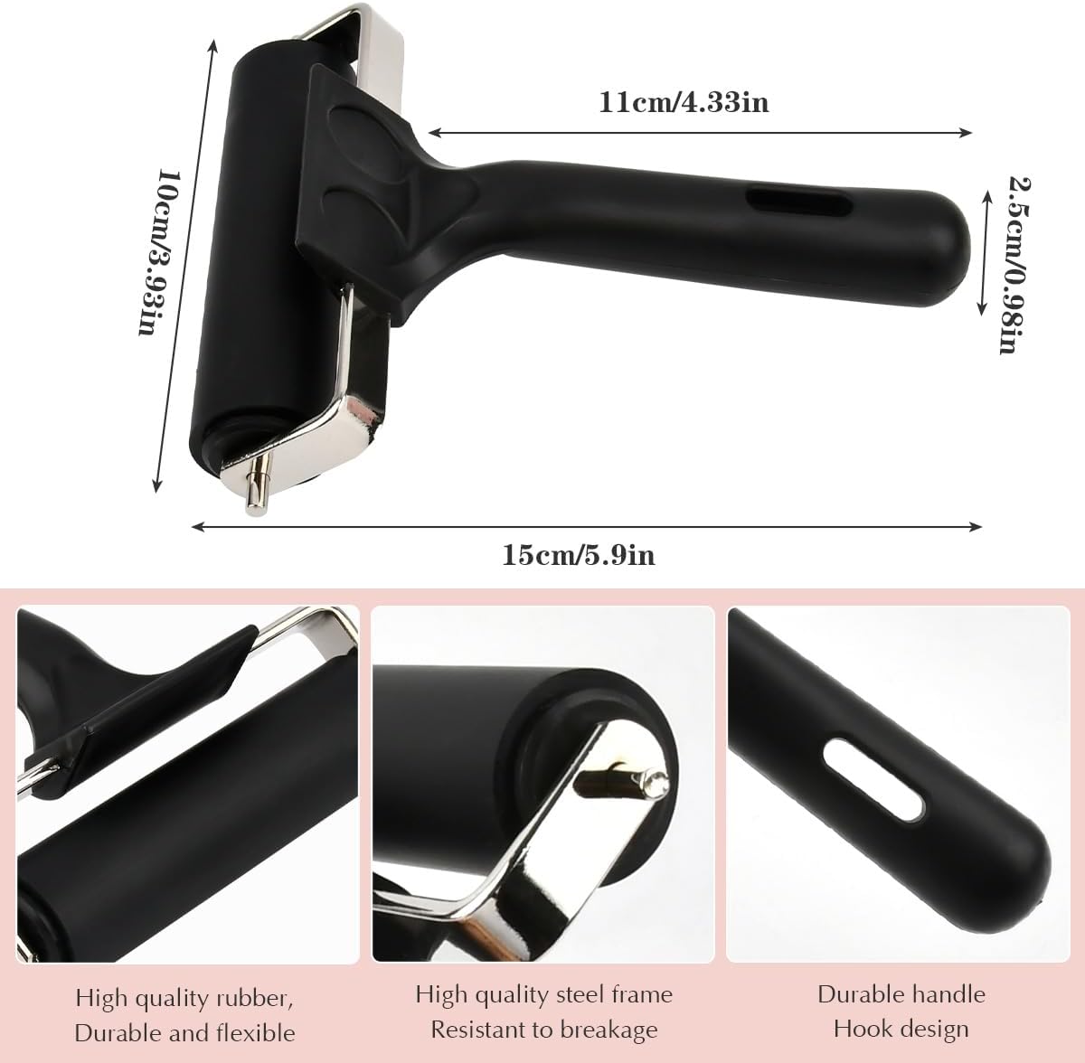 12 Pack Linoleum Blocks for Printmaking with Cutter Tools, Pink Rubber Carving Blocks Linoleum Block Stamp Making Kit for DIY Printmaking, Printing and More Crafts