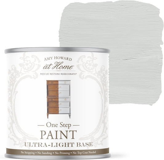 AMY HOWARD AT HOME Chalk-Based One Step Paint for Furniture, Cabinetry, Decor, Finish, and More | No Stripping, Sanding, or Priming | Ultra-Light Base | 32 Ounce | Toscana Sage