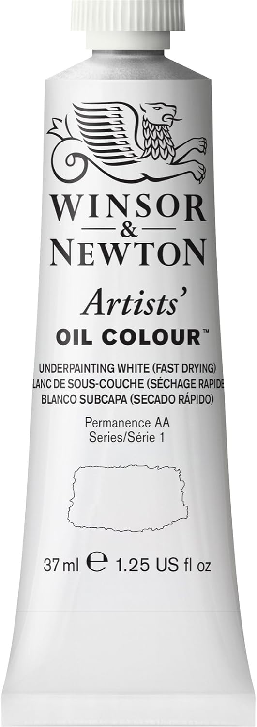 Winsor & Newton Artists' Oil Color, 37ml (1.25 oz) Tube, Underpainting White