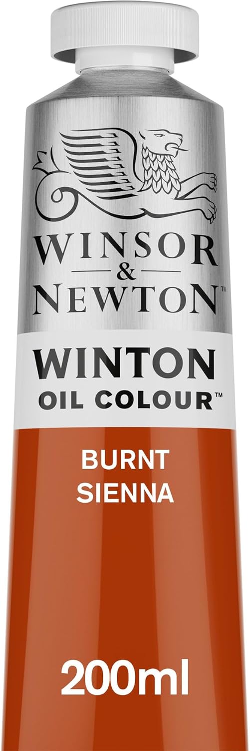 Winsor & Newton Winton Oil Color, 200ml (6.75-oz) Tube, Burnt Sienna