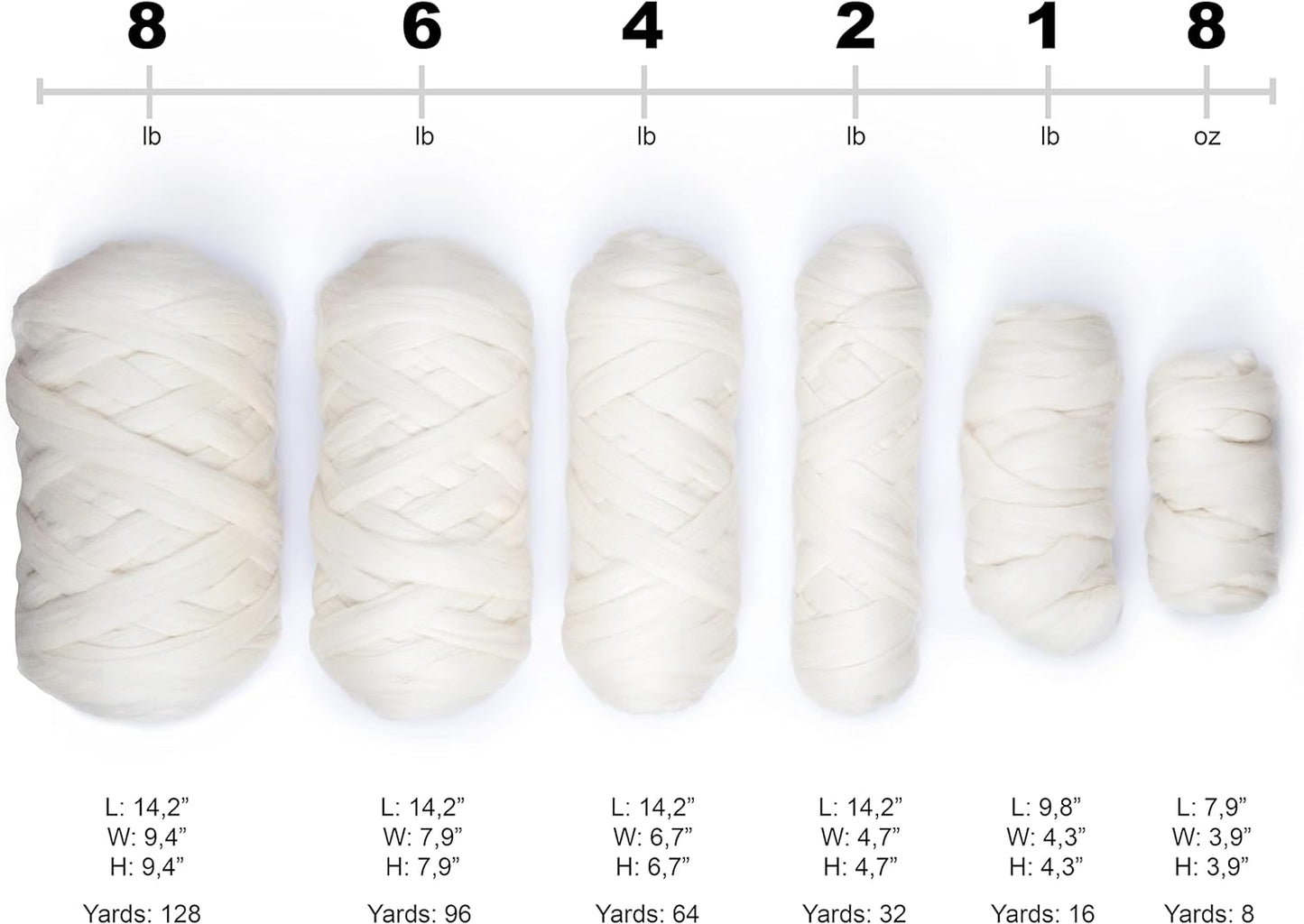 Natural Wool Bulk roving, 4 lb. Best Wool for Spinning, arm Knitting, Felting, Chunky Blankets and Tapestry. Natural Colors, un-Dyed. (Dark Chocolate, 4 lb)