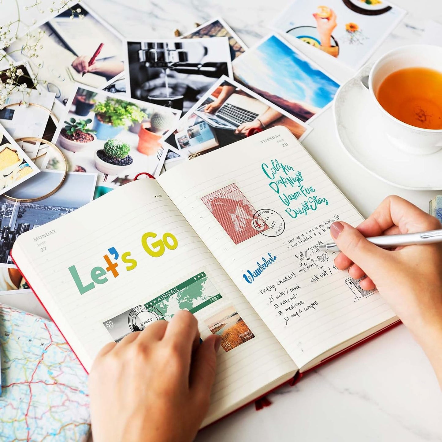 TaoBary 544 Pcs 2 Inch 16 Sheets Large Letter Stickers, Upper and Lower Case, Adhesive Vinyl Alphabet Sticker for Bulletin Board, Poster, Bottle, DIY, Notebook(Macaron Tone,1 Inch)