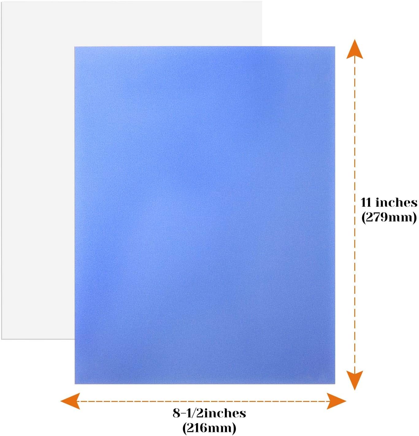 Colored Vellum Paper 8.5 x 11, Cridoz 9 Colors Transparent Clear Vellum Paper Translucent Tracing Paper Printable Vellum Drafting Sheets for Printing Drawing Ink Jet Laser Printer