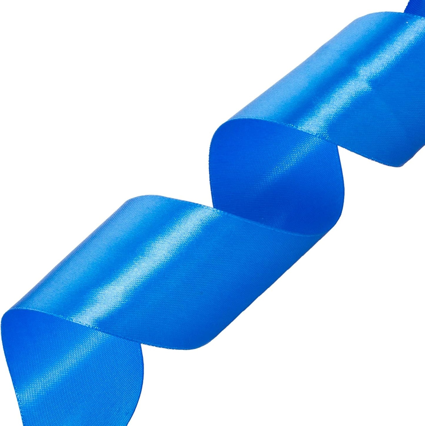 2 Inch Royal Blue Solid Satin Ribbon, 50 Yards Craft Fabric Ribbon for Gift Wrapping Floral Bouquets Wedding Party Decoration