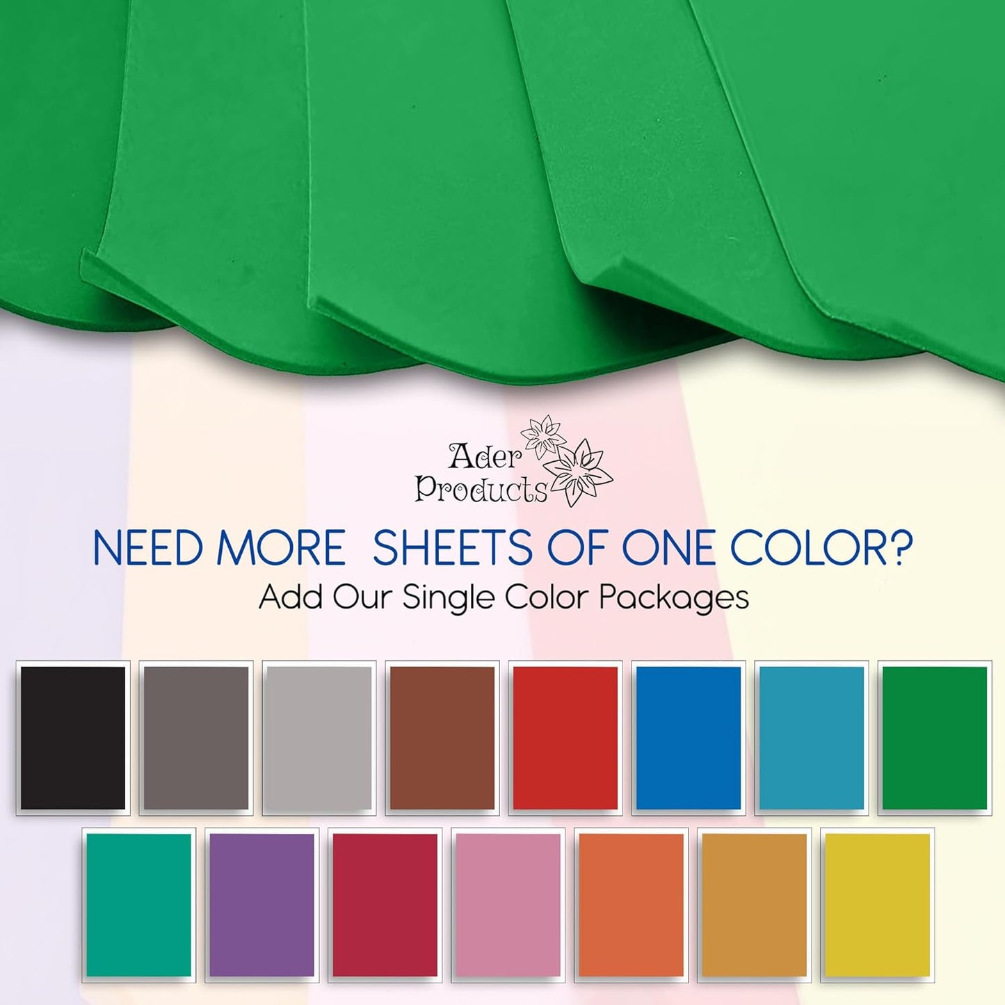 Green EVA Foam Sheets for Crafts, 9 x 12 Inch, 2mm Thickness, 15 Pack – Ideal for DIY Arts and Crafts, Foam Paper for Kids, Cosplay and Costumes