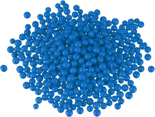 MECCANIXITY Foam Beads Foam Balls 7-9mm for Wedding and Party Decorations, Tiny Packing Balls, Arts DIY Crafts Supplies (Lake Blue,1 Pack Approx 3000pcs)