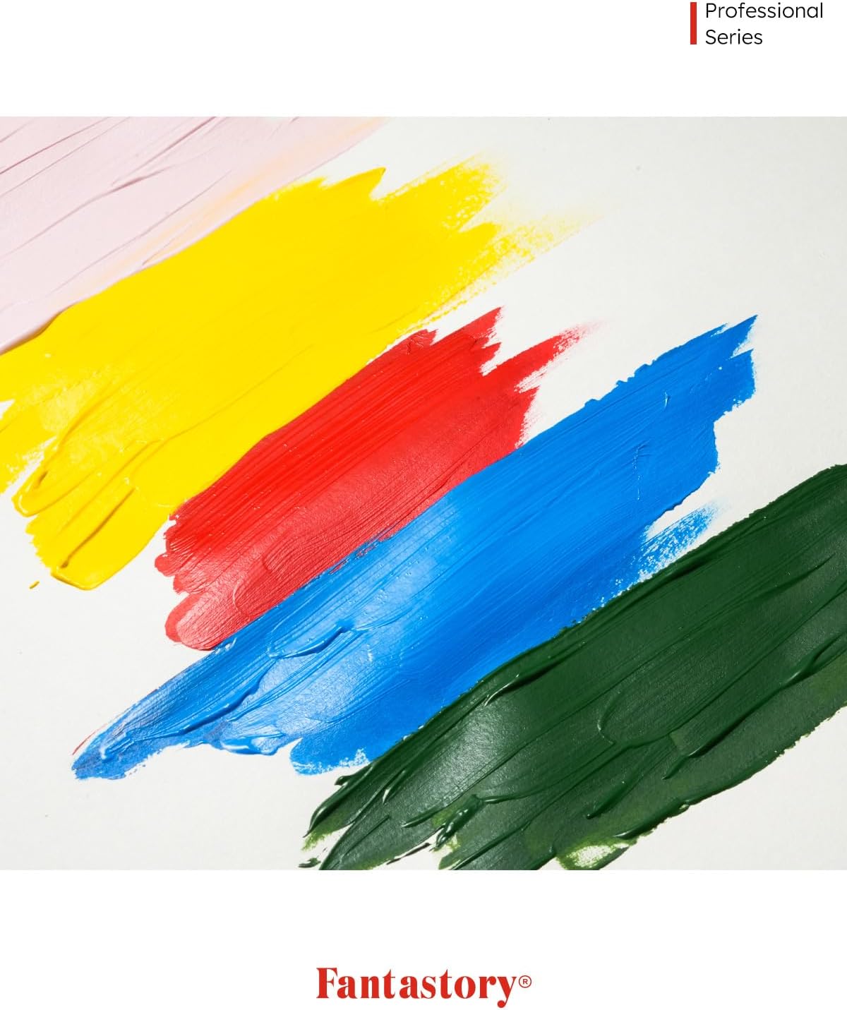 Fantastory True-Color Pro Acrylic - Green (150ml/5oz) - Lab-Certified Accuracy + Extreme Coverage, Professional Formula for Canvas/Wood/Clay/Fabric/Pottery