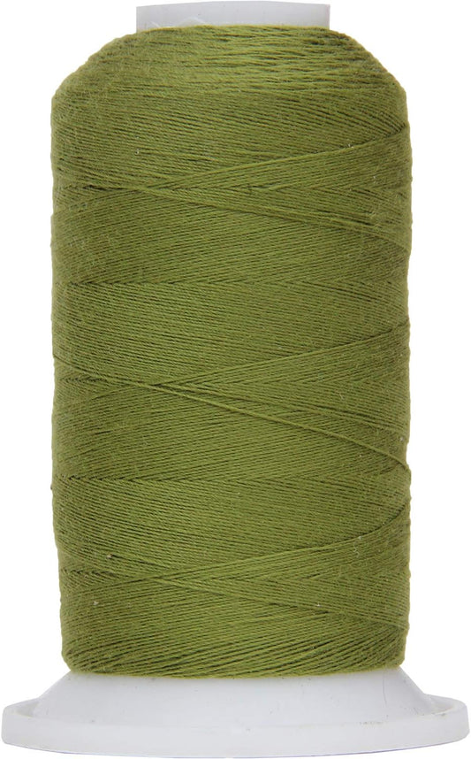 Threadart Polyester All-Purpose Sewing Thread - 600m - 50S/3 - Dark Avocado