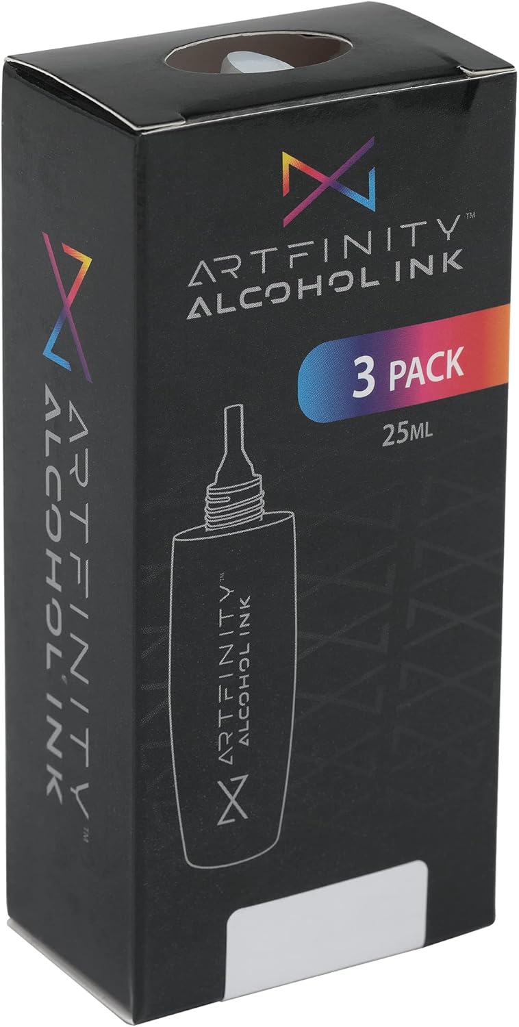 Alcohol Inks 3 Pack - Vibrant, Professional, Dye-Based Alcohol Inks for Artfinity Alcohol Markers, Artists, Drawing, & More! - Begonia Pink RV3-15