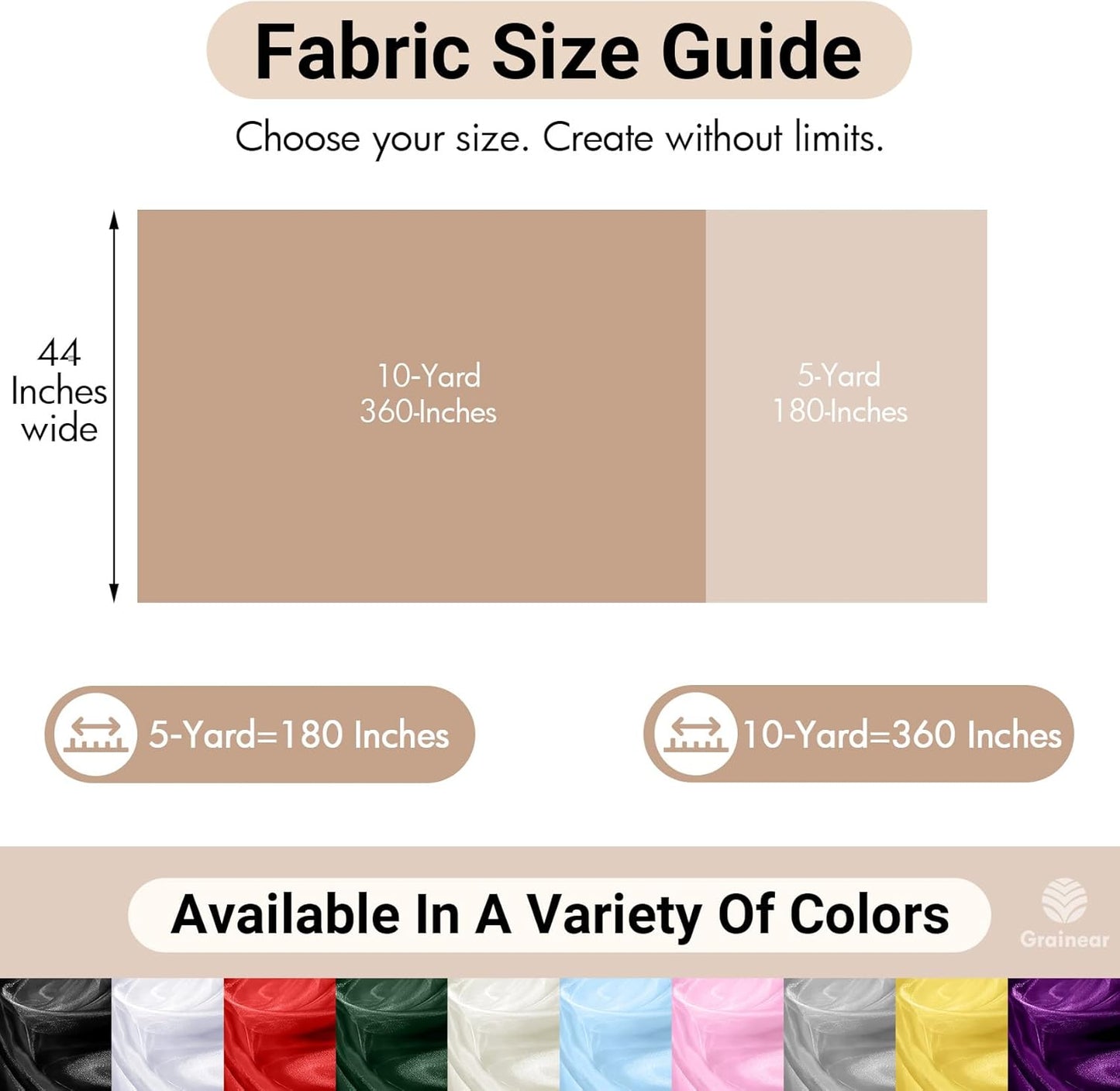 Hunter Green Organza Fabric – 44" x 5 Yards Wide Sheer Tulle for Wedding Arch Draping, Gowns, Table Runners, Party Decor, Curtains & DIY Crafts – Translucent Fabric for Elegant Projects