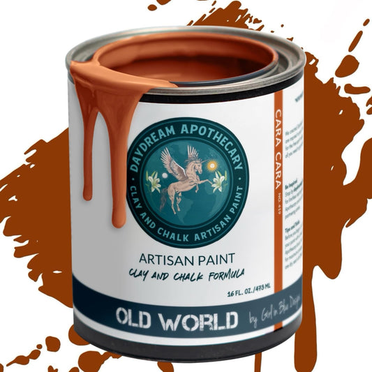 Daydream Apothecary Premium Chalk Style Paint for Furniture, Home Décor, Wood, DIY Interior Projects, Quick Dry, No Prep or Prime Needed, Matte Copper Brown - 16oz