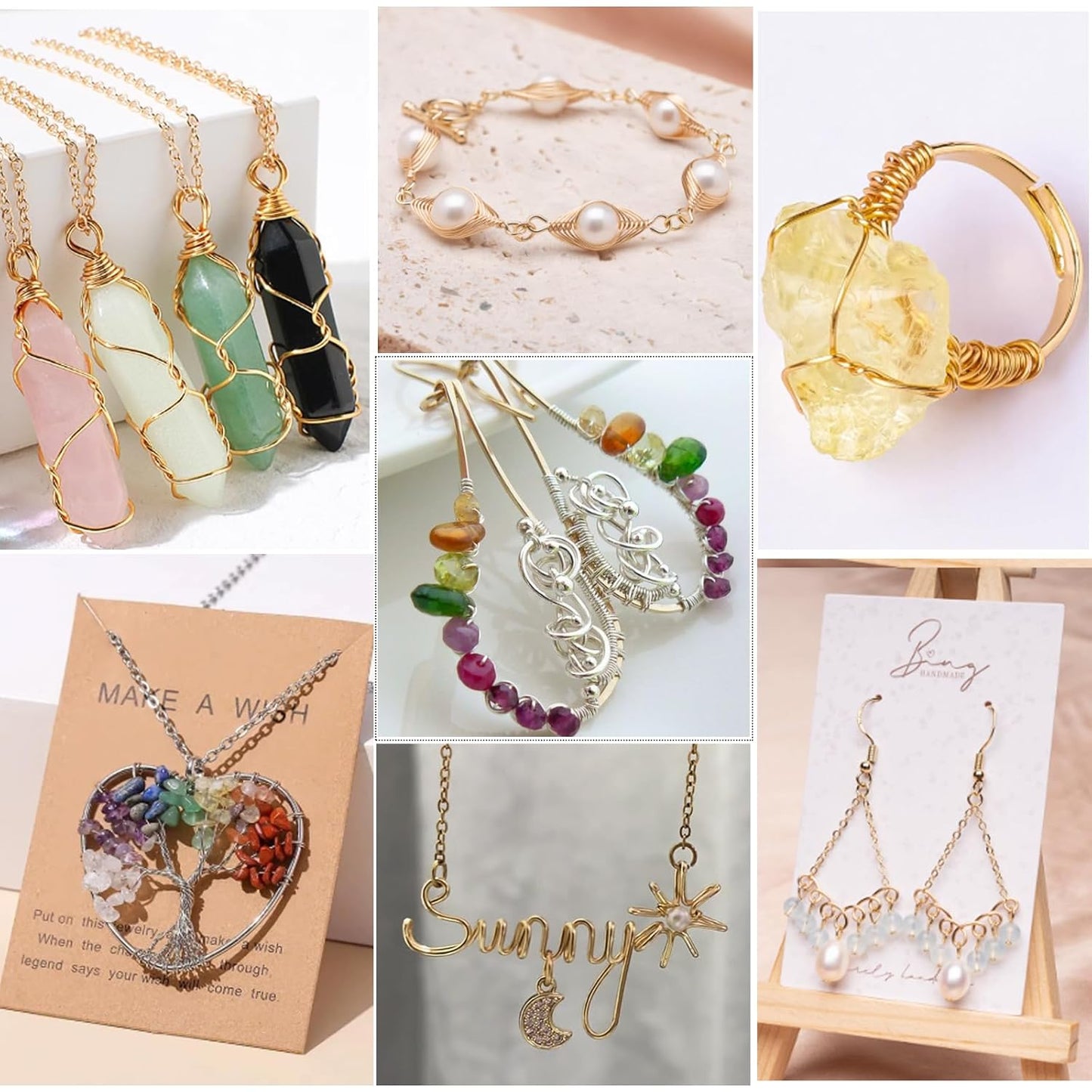 12 Gauge Ice Blue Aluminum Craft Wire (105FT) - Anodized for Jewelry Making, Beading Floral, Plant Gardening, Sculpting & Modeling Craft Wire (Ice Blue #24, 2mm)