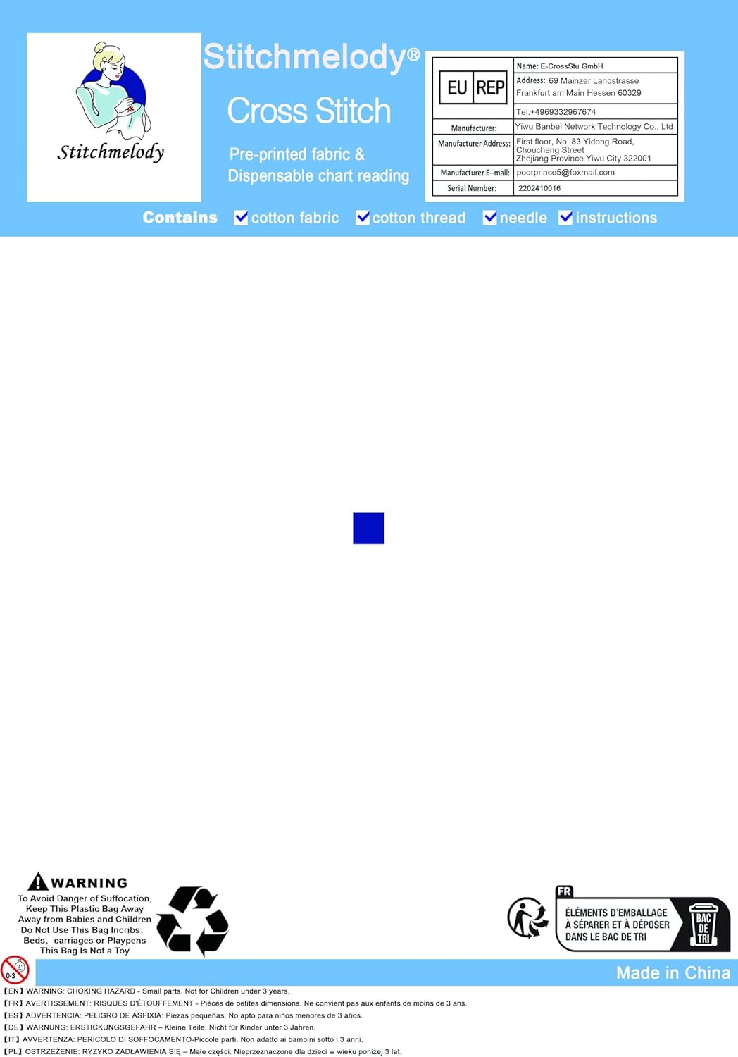 Stitchmelody 14CT Counted Cross Stitch Kits,DMC Unprinted Pattern Embroidery Set Needlework-Cactus 13.4''×13.8''