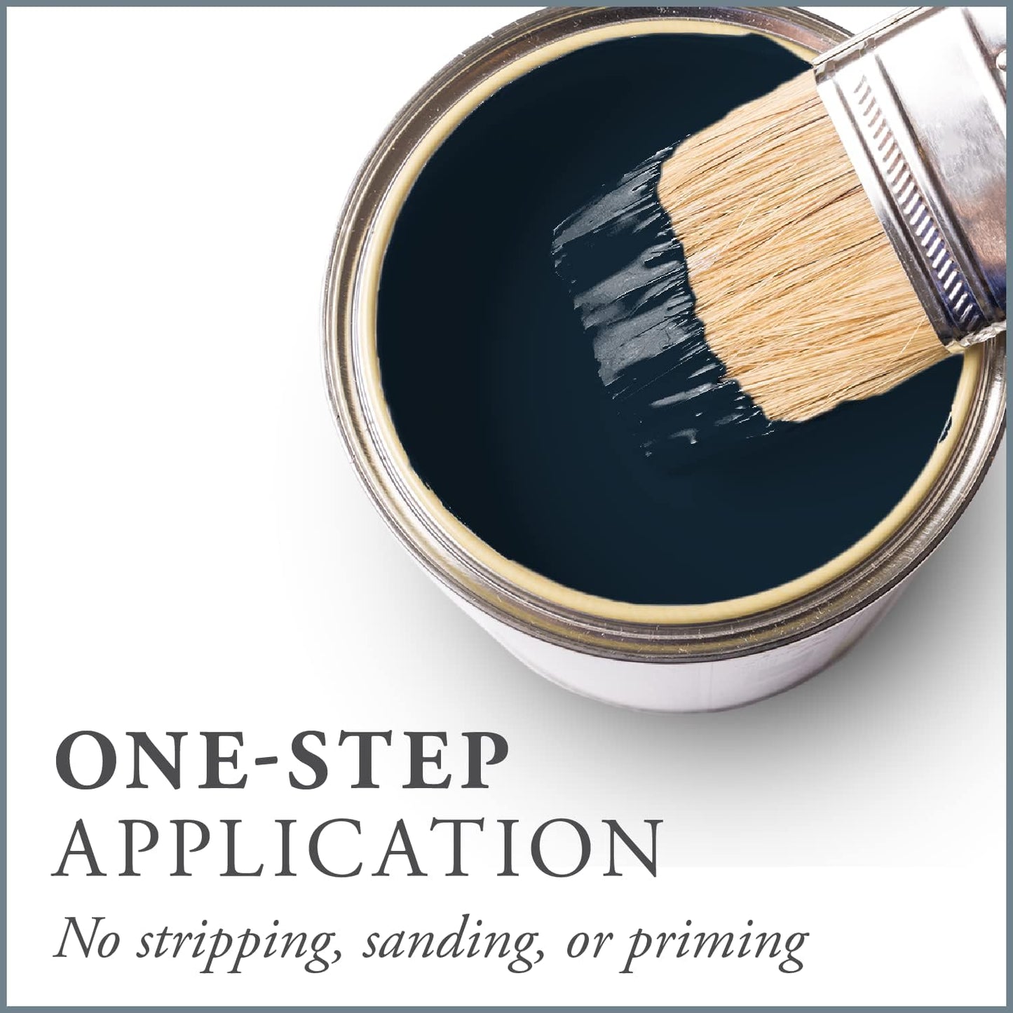 AMY HOWARD AT HOME Chalk-Based One Step Paint for Furniture, Cabinetry, Decor, Finish, and More | No Stripping, Sanding, or Priming | Dark Base | 16 Ounce | Midnight Dreams