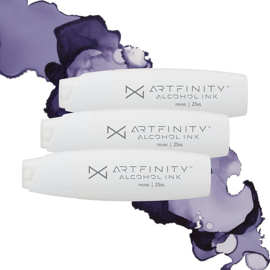 Alcohol Inks 3 Pack - Vibrant, Professional, Dye-Based Alcohol Inks for Artfinity Alcohol Markers, Artists, Drawing, & More! - Prune BV7-3