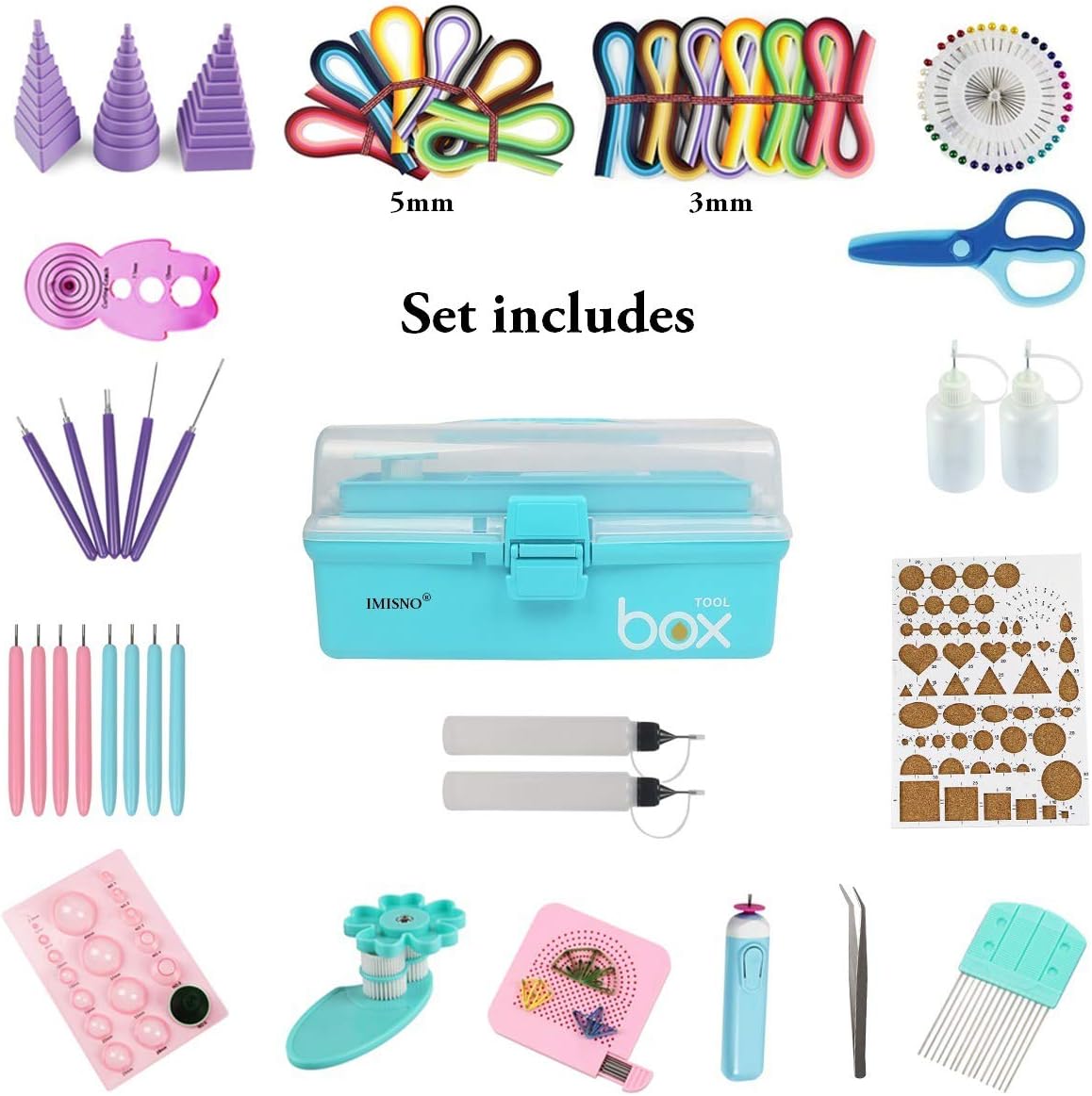 Quilling Kits - Quilling Tools and Supplies,Paper Crimper,Quilling Paper