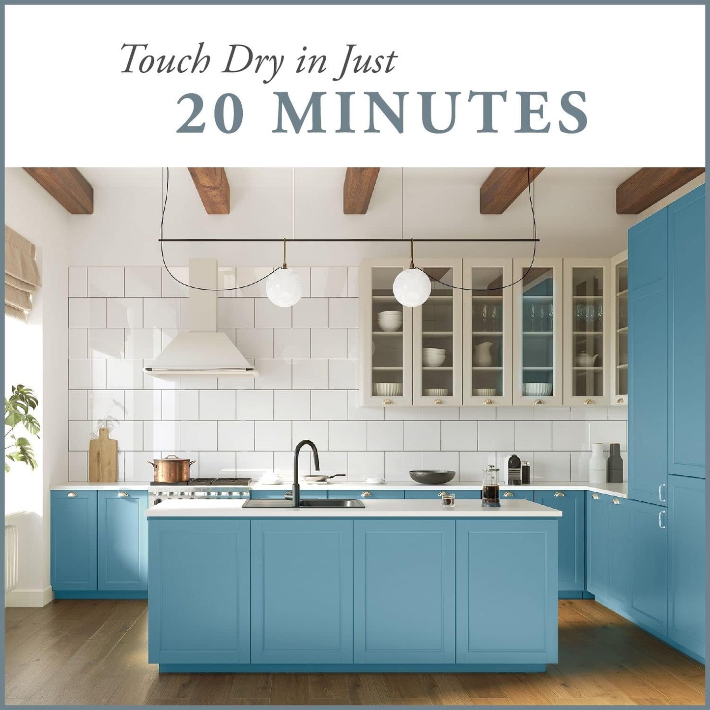 AMY HOWARD AT HOME Chalk-Based One Step Paint for Furniture, Cabinetry, Decor, Finish, and More | No Stripping, Sanding, or Priming | Medium Base | 16 Ounce | Vintage Affliction