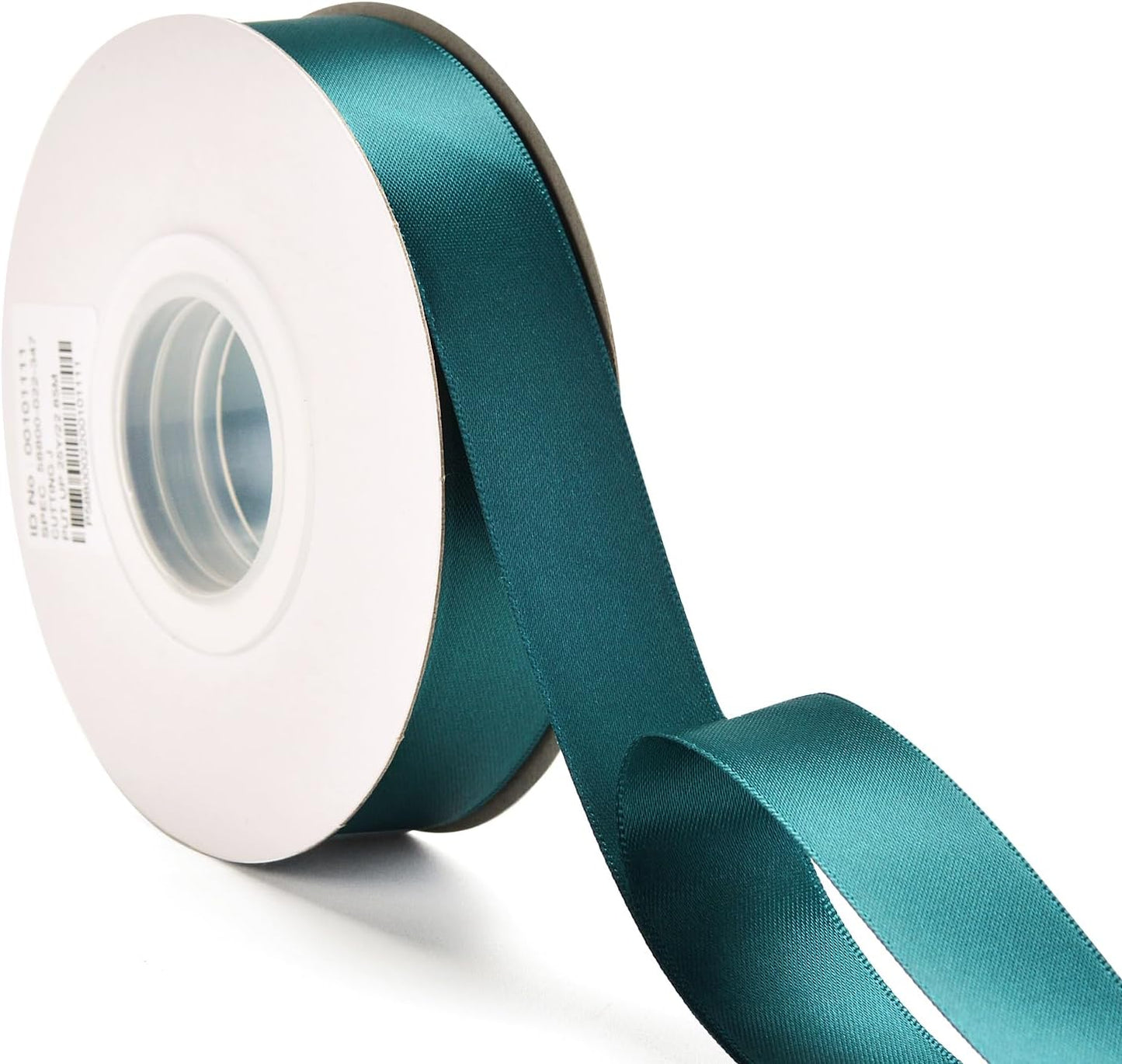 YAMA Double Face Satin Ribbon - 7/8" 25 Yards for Gift Wrapping Ribbons Roll, Teal