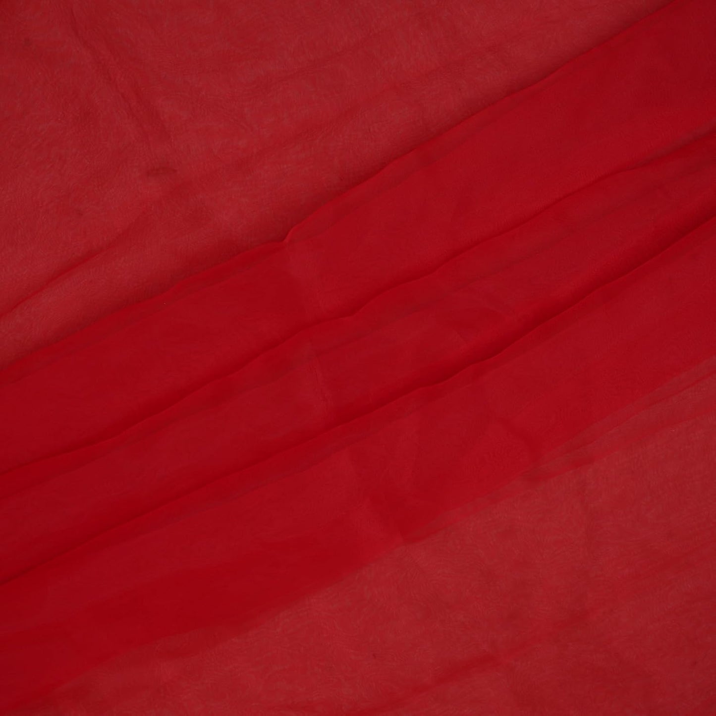 Organza Fabric 10 Yard Bridal Solid Sheer Bolt for Home Décor, Table Décor, Bridal, Fashion, Crafts, Decorations Silky Shiny Organza 44" - (10 Yard, Red)
