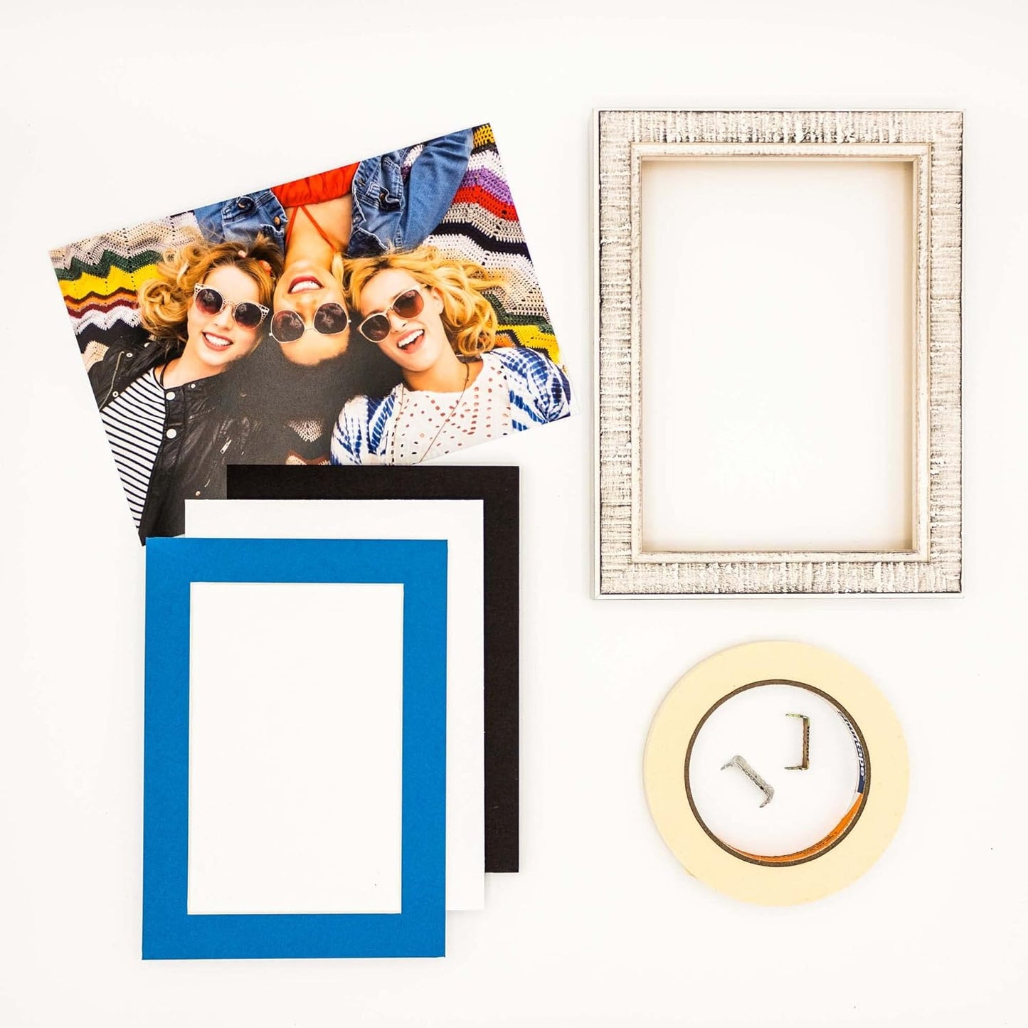 11x14 Mat for 8.5x11 Photo - Precut Bay Blue Picture Matboard for Frames 11 x 14 Inches - Bevel Cut Matte to Display Art 8.5 x 11 Inches - Acid Free Pack of 25 MATS with Backing Boards & Clear Bags