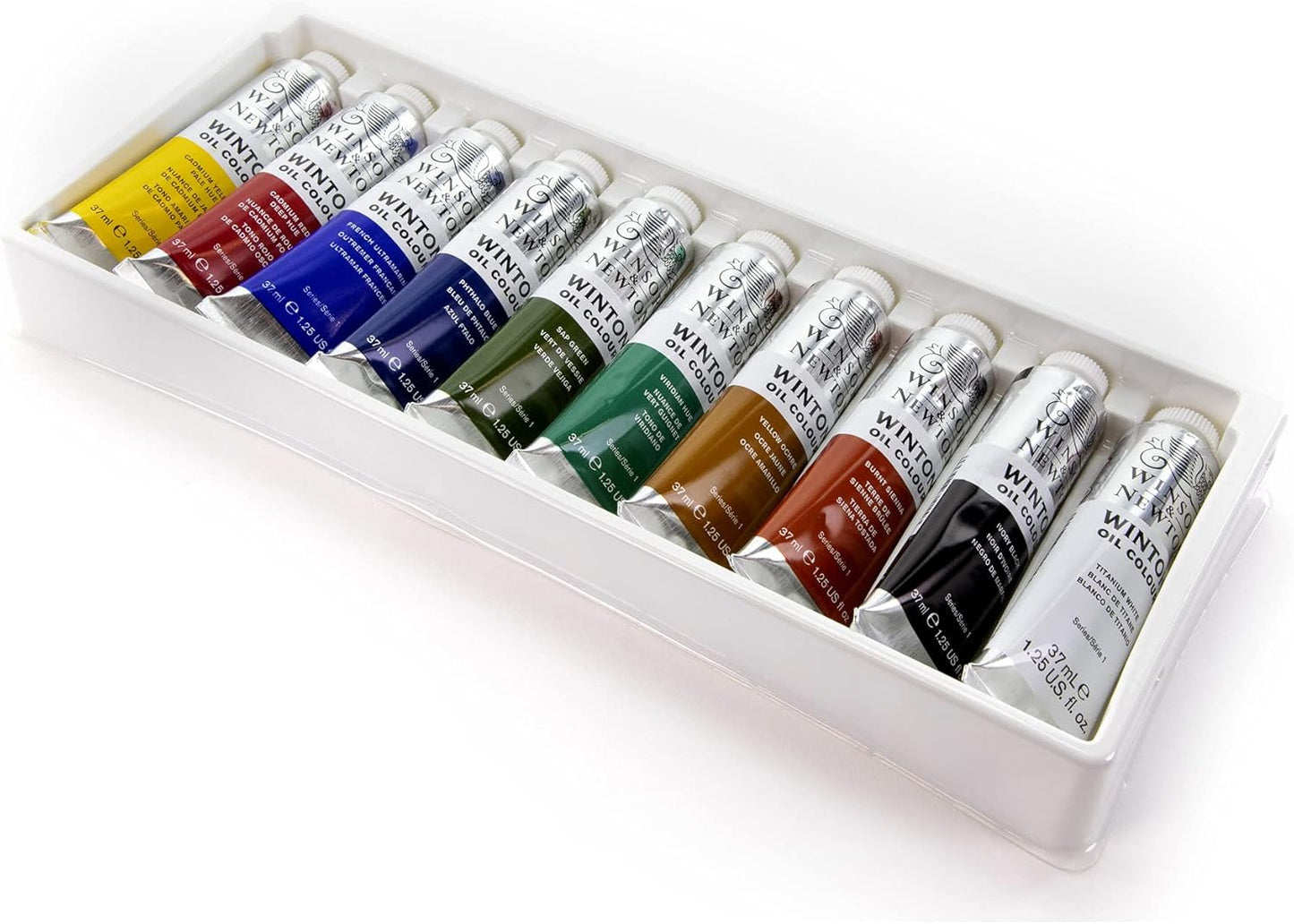 Winsor & Newton Winton Oil Paint, Starter Set of 10 x 37ml Tubes
