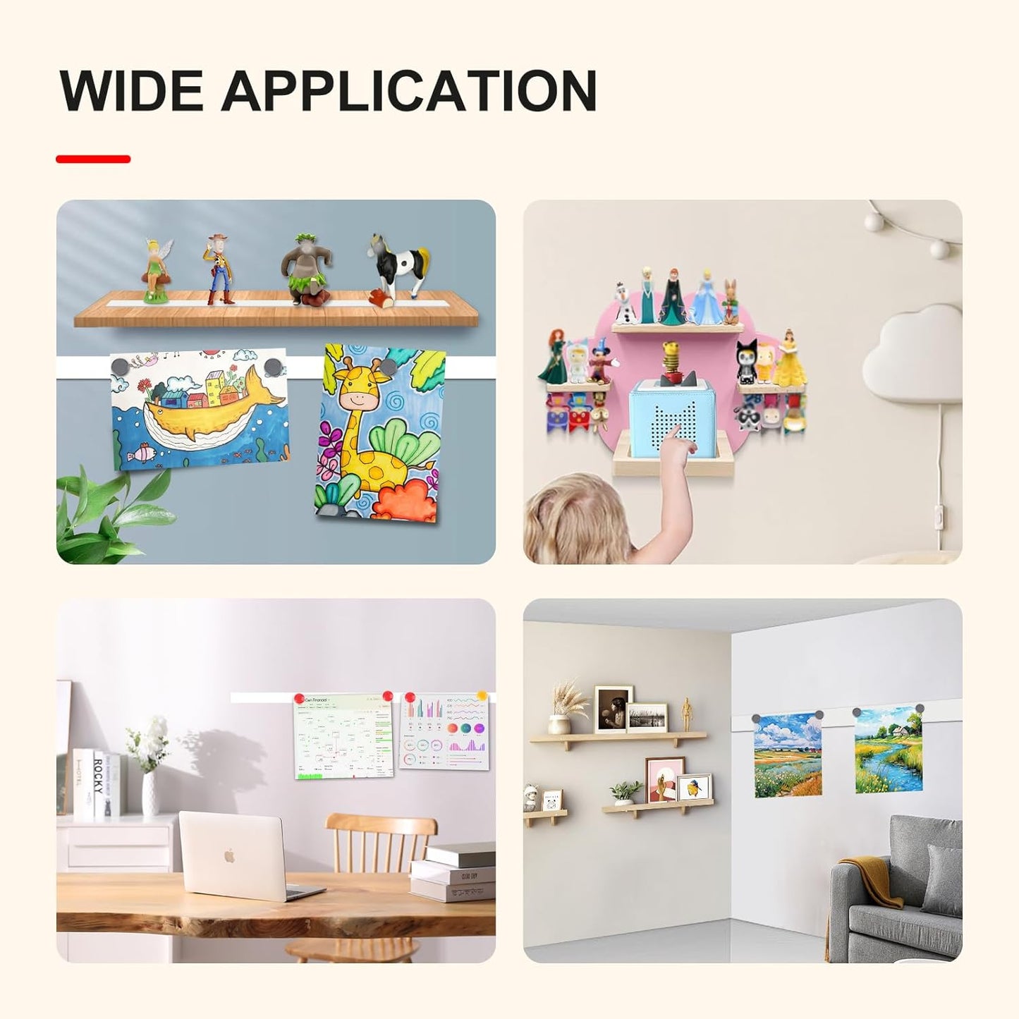 Thaibear Metal Tape for Magnets (1.4'' Wide x 5 ft Long) Flexible Metal Strips Self Adhesive, Ferrous Tape Stick Thin Metal Strips Roll for Magnets