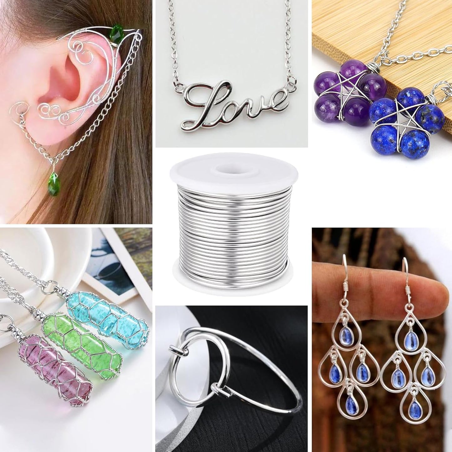 12 Gauge(2mm) Aluminum Wire 35 Yards Anodized Metal Wire for Bonsai Armature Crafting Sculpting Jewelry Craft Making Beading Floral (Black, 12 Gauge)